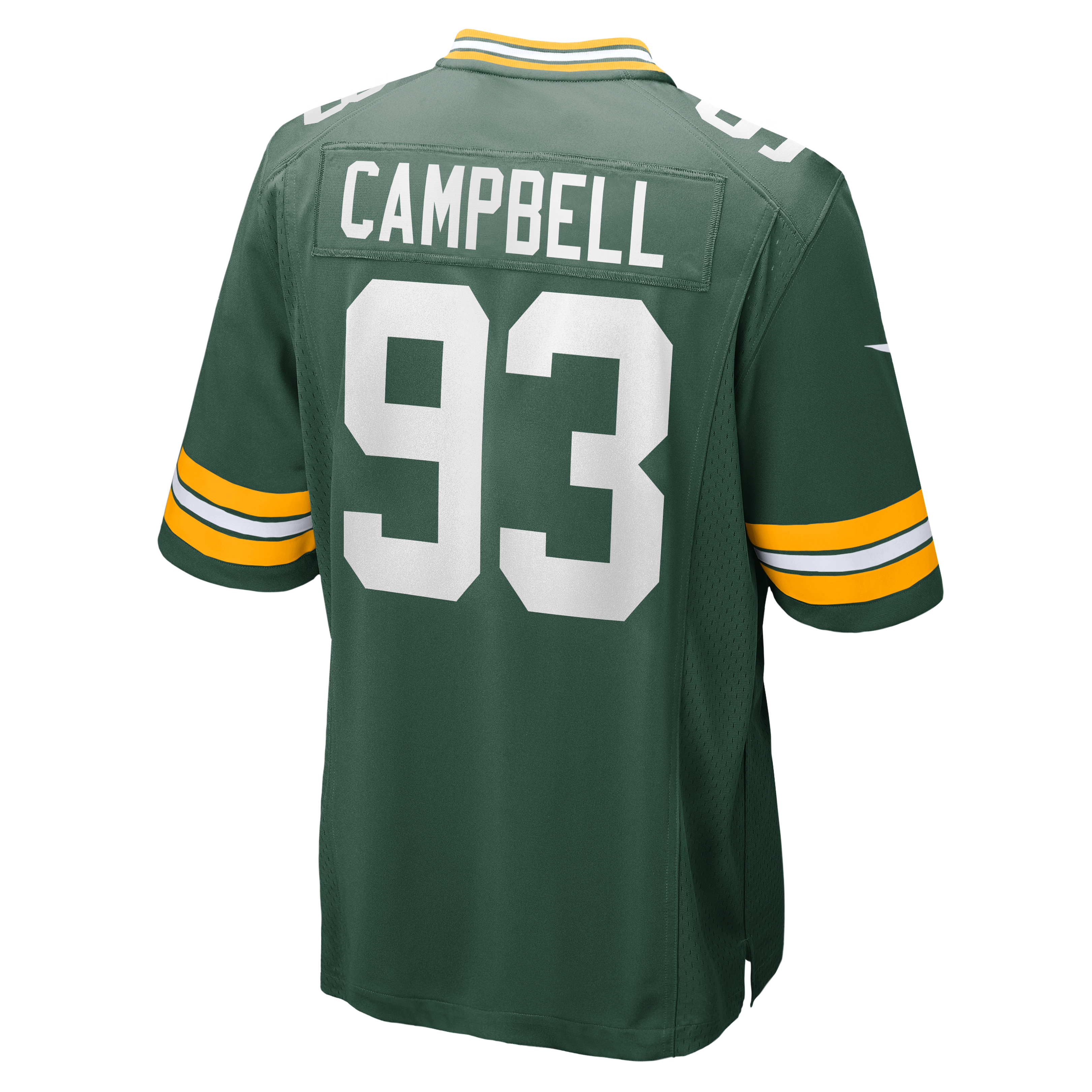 Men's Nike Anthony Campbell Green Bay Packers Team Game Jersey