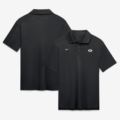 Polo Nike Dri-FIT uni des Green Bay Packers - Noir