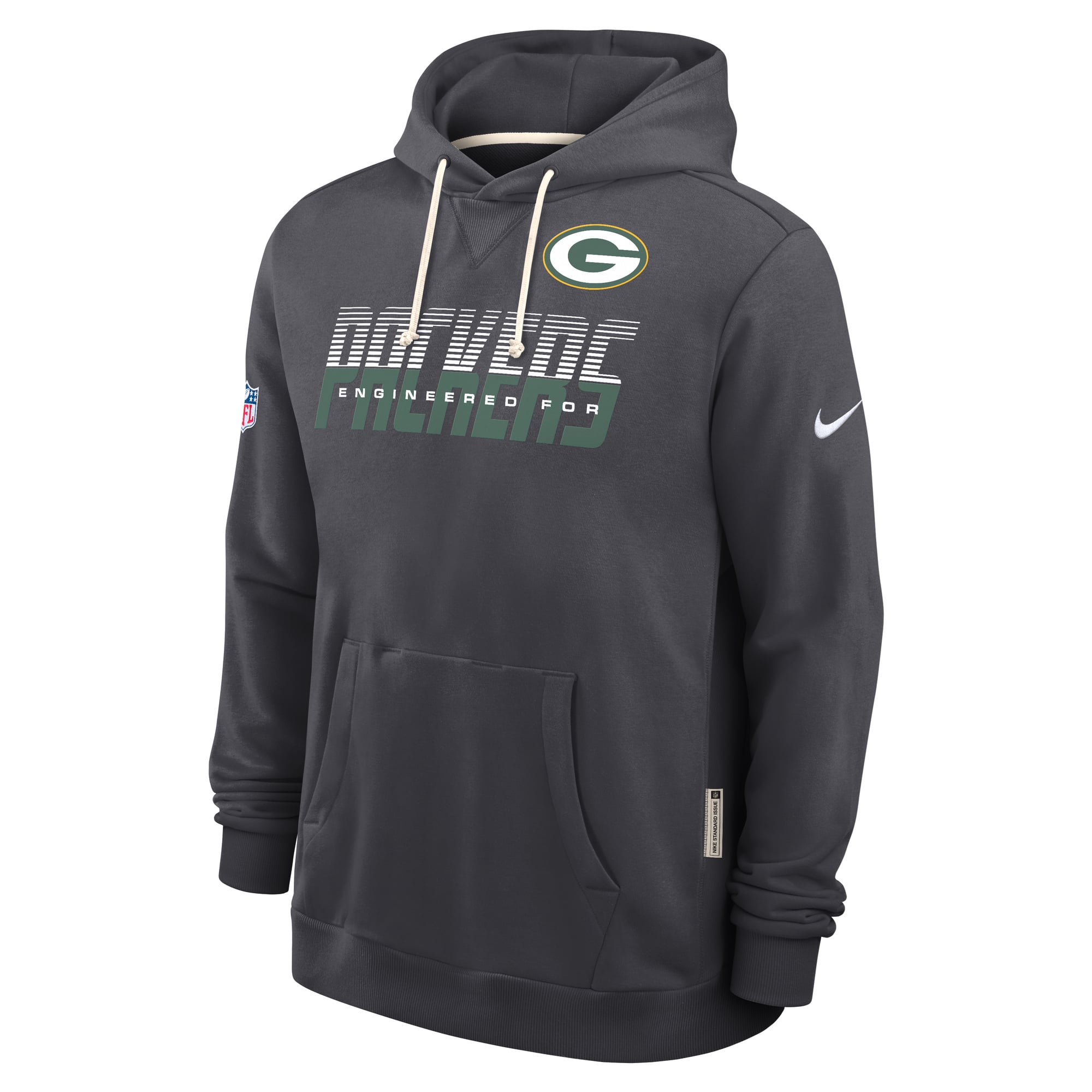 Sweat à capuche Nike Green Bay Packers Sideline Standard Issue Top Prospect Dri-FIT pour homme