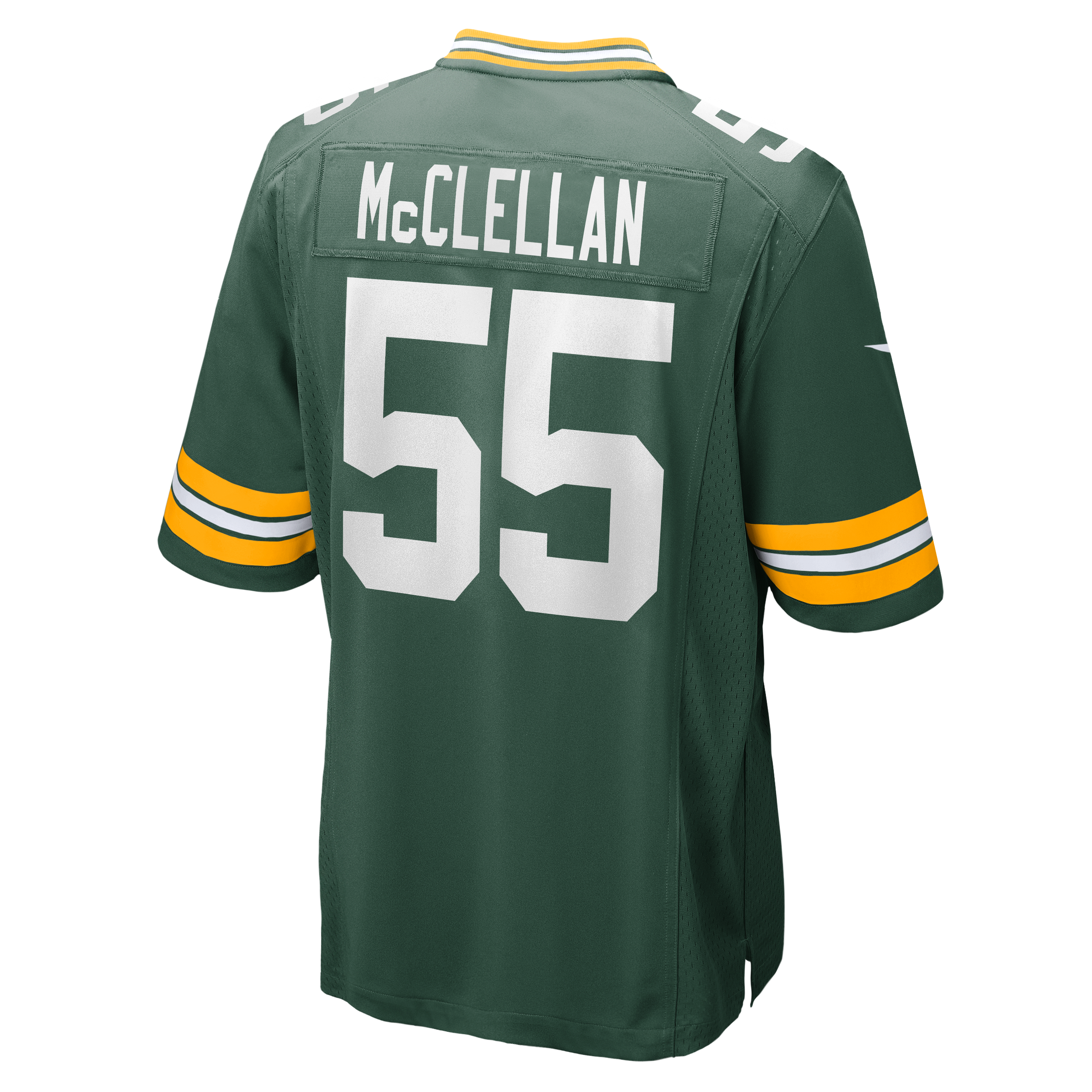 Men's Nike Chris McClellan Green Bay Packers Team Game Jersey