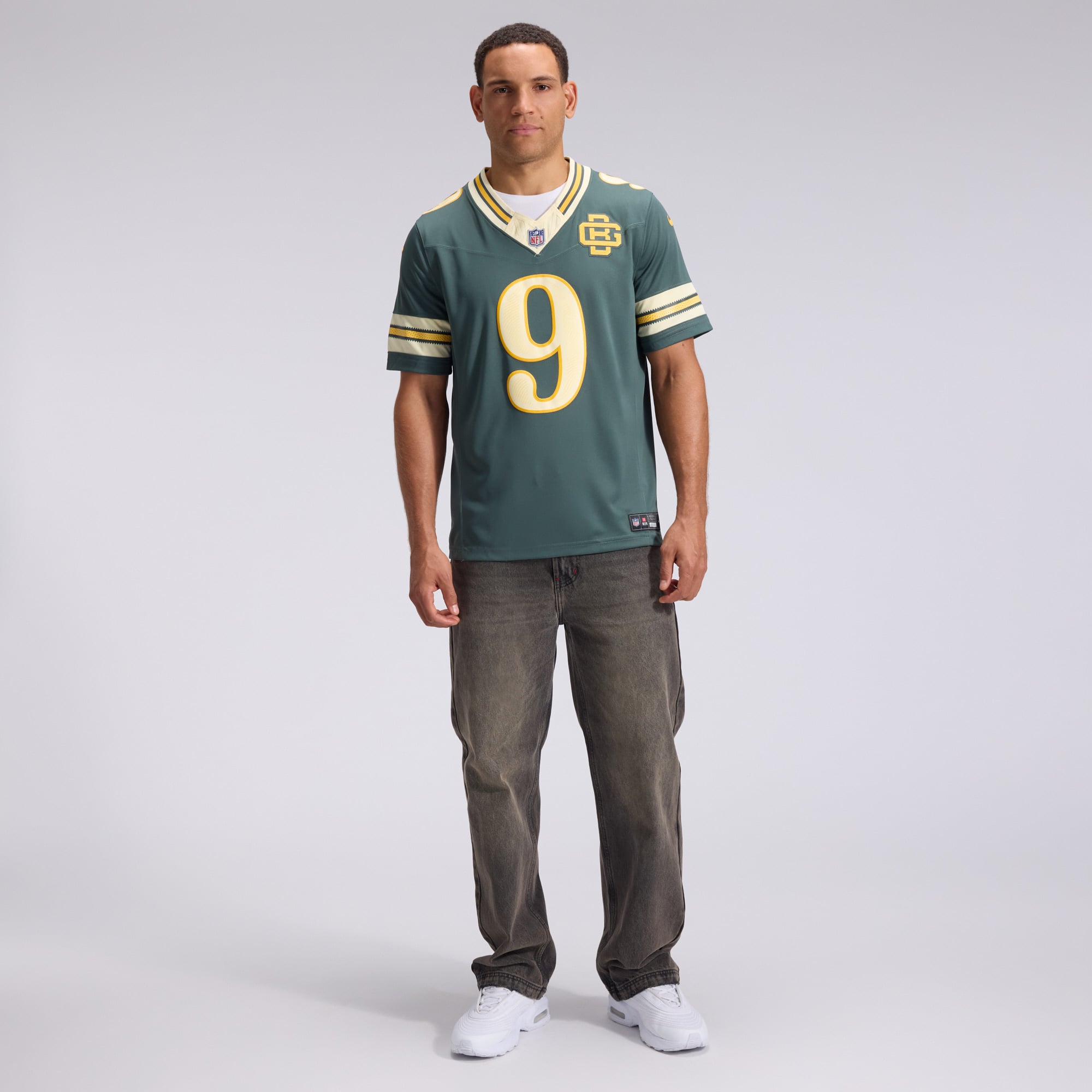 Men's Nike Christian Watson Green Bay Packers 2026 Rivalries Collection Stitched Limited Jersey