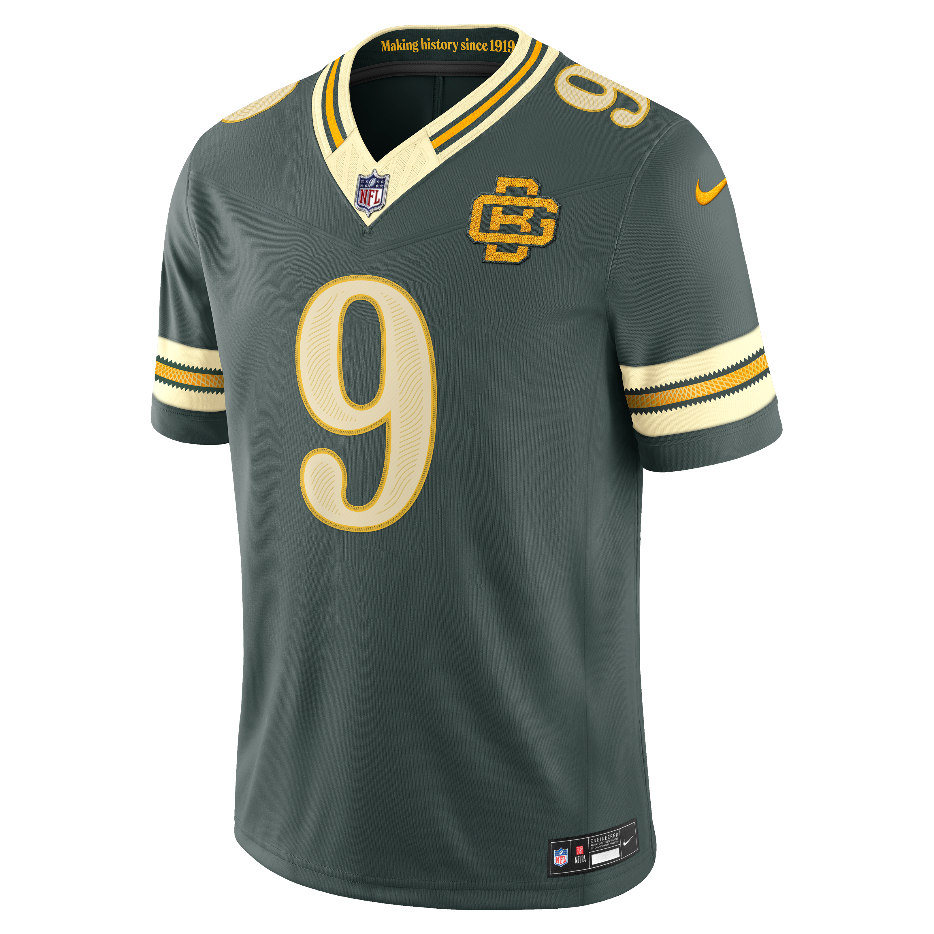 Men's Nike Christian Watson Green Bay Packers 2026 Rivalries Collection Stitched Limited Jersey