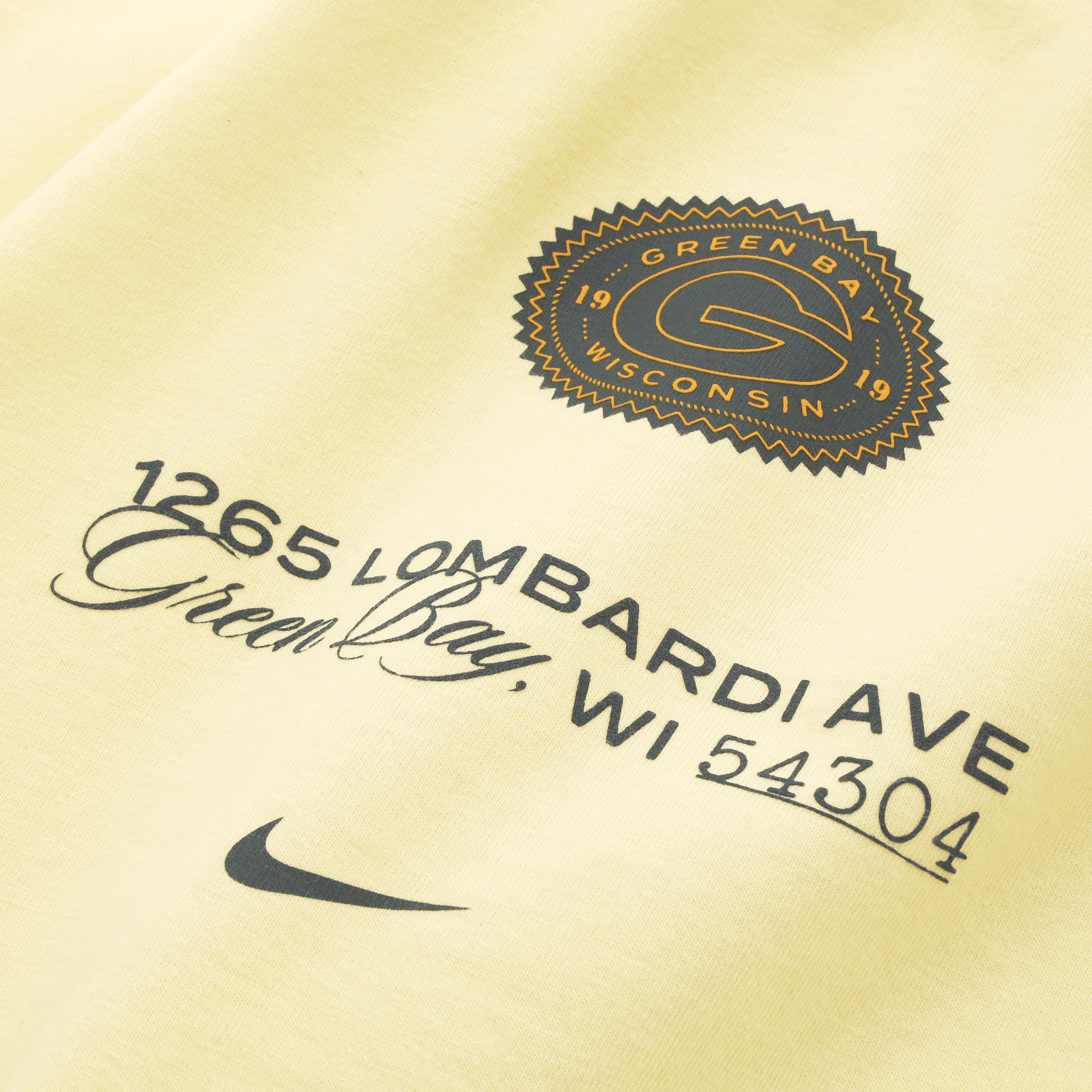 T-shirt Nike Max90 crème Green Bay Packers Collection 2026 Rivalries pour homme
