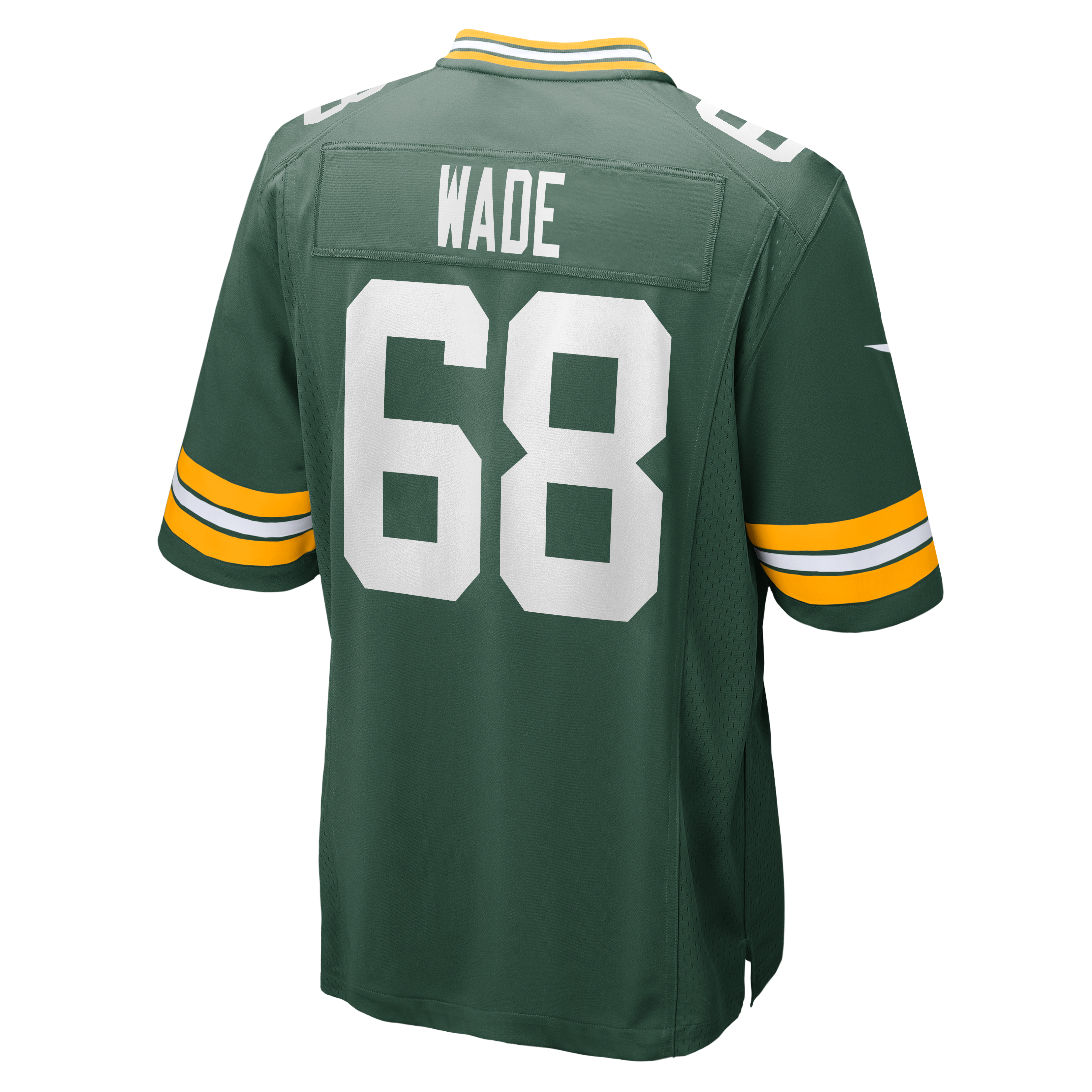 Men's Nike Dillon Wade Green Bay Packers Team Game Jersey
