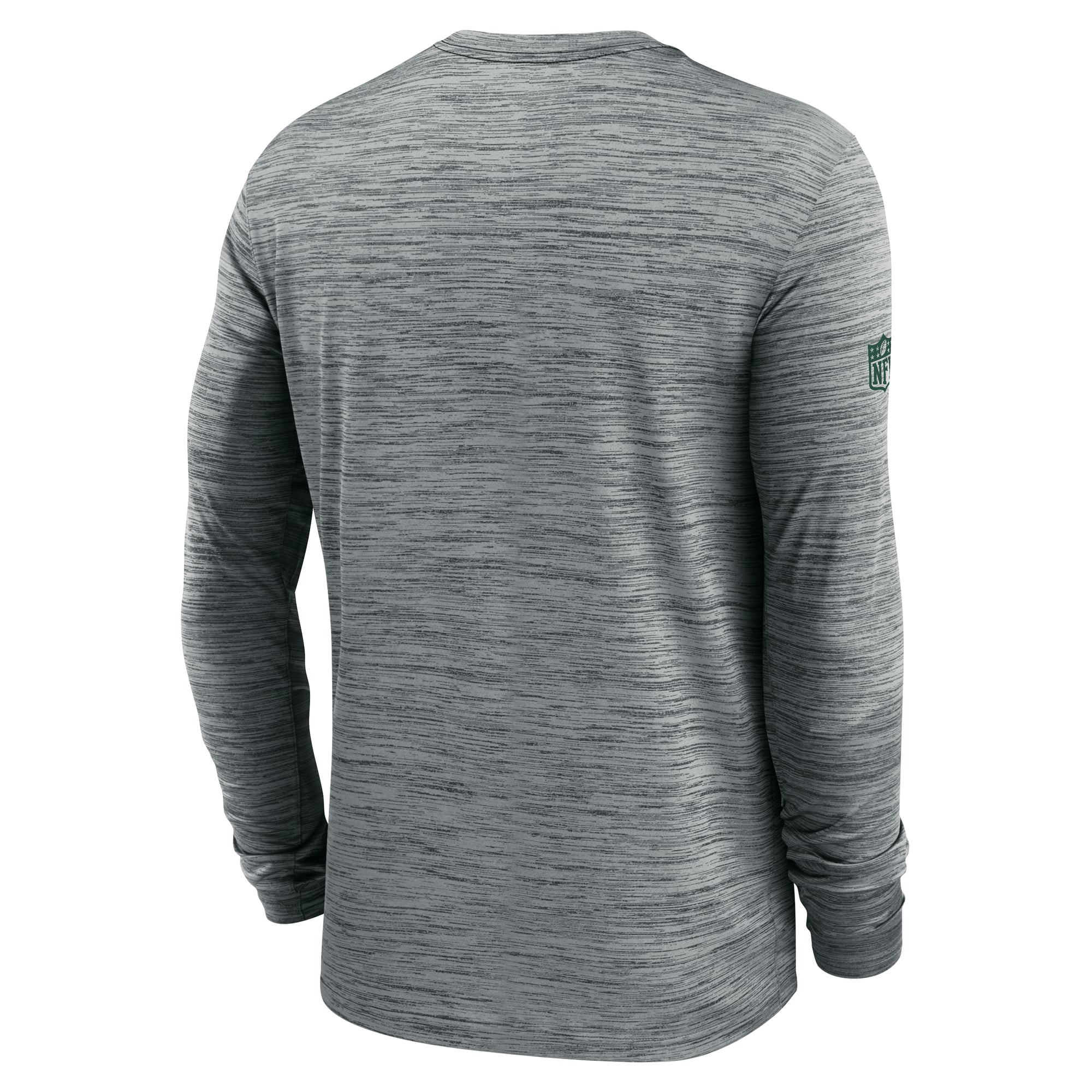 T-shirt à manches longues Nike Green Bay Packers Sideline Velocity Dri-FIT pour homme, gris