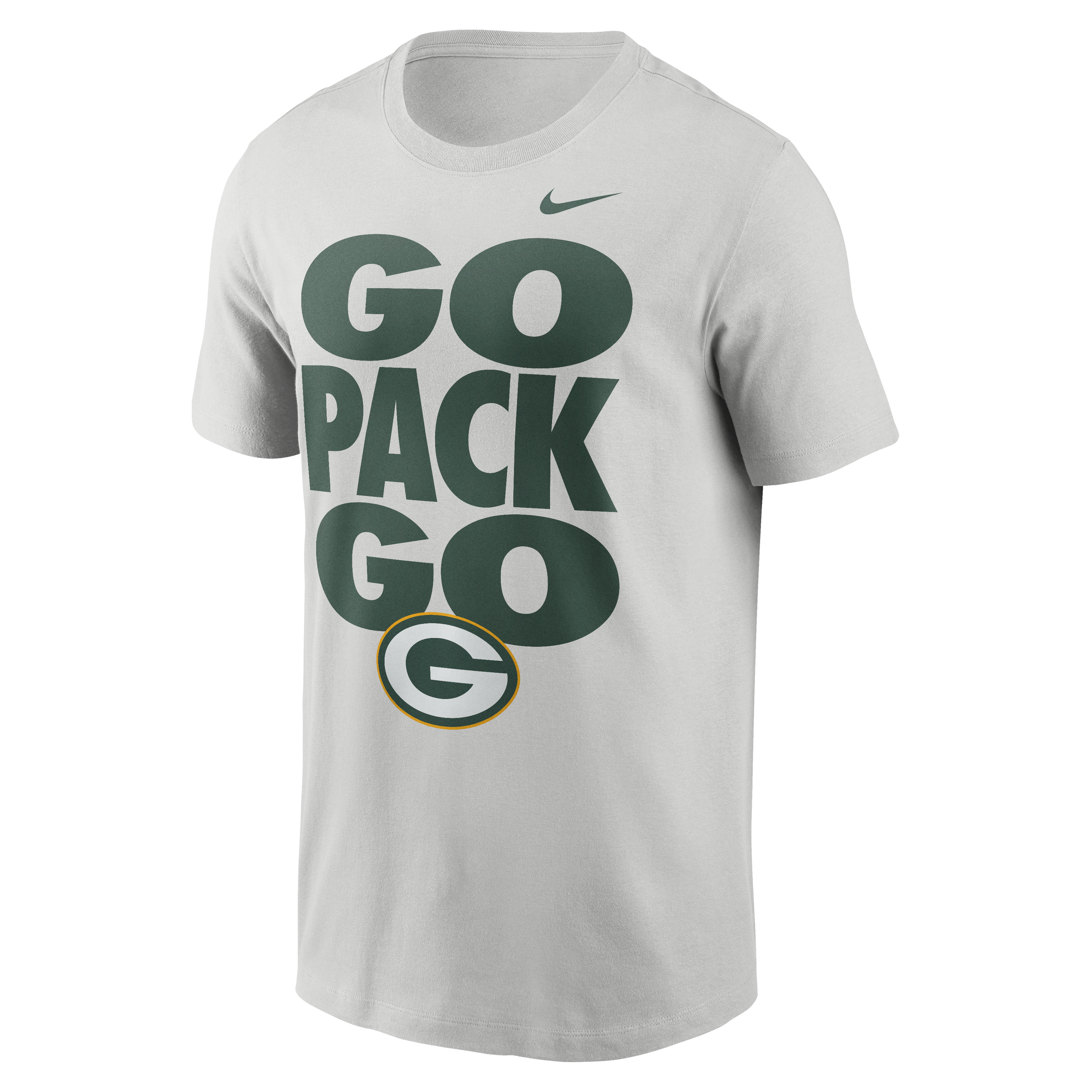 Men's Nike Gray Green Bay Packers We Run This T-Shirt