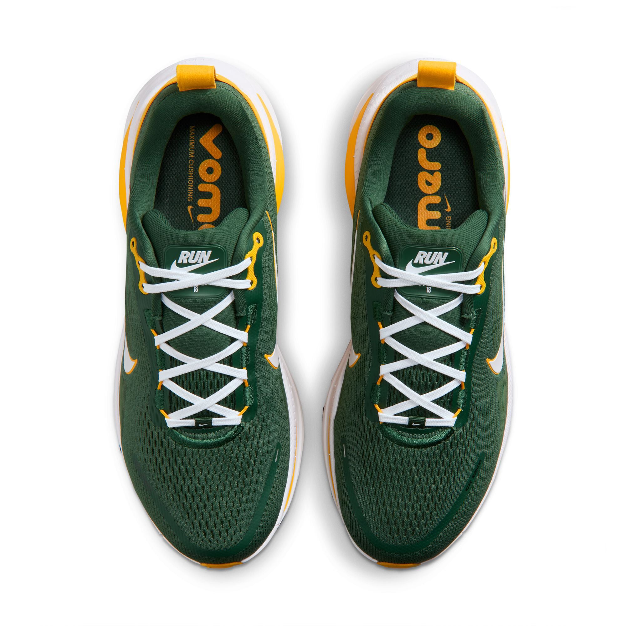 Men's Nike Green Bay Packers Vomero 18 Running Shoes
