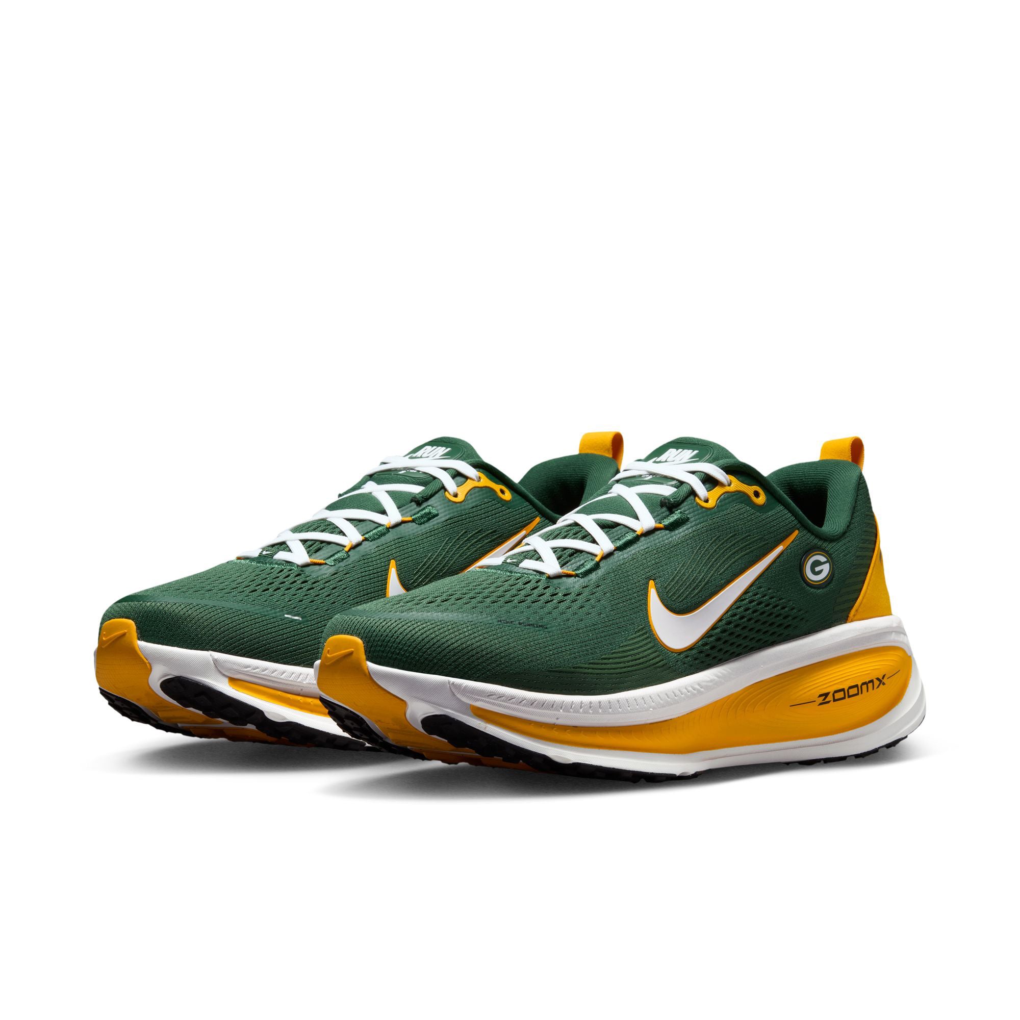 Men's Nike Green Bay Packers Vomero 18 Running Shoes
