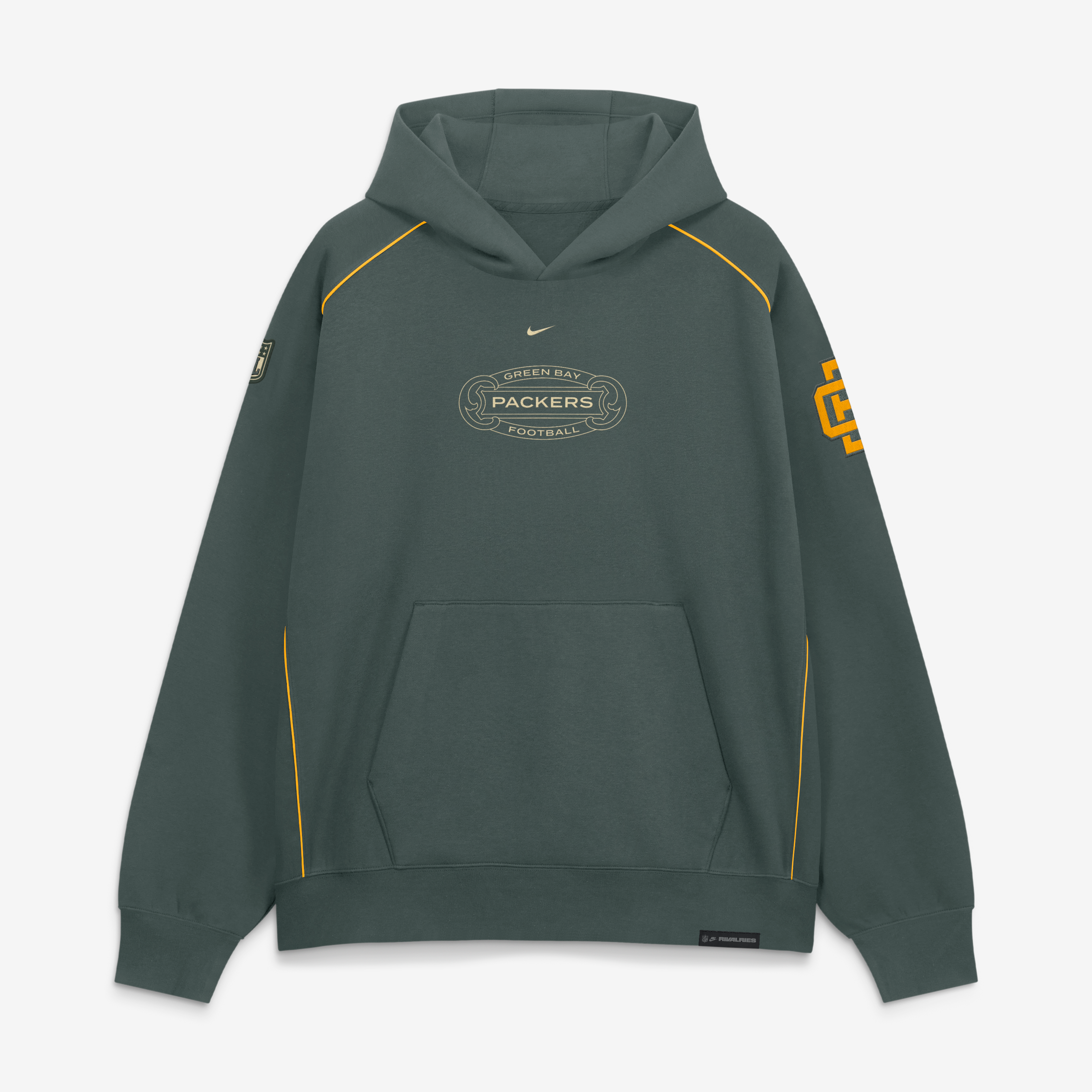 Sweat à capuche Nike Air vert Green Bay Packers collection 2026 Rivalries pour homme