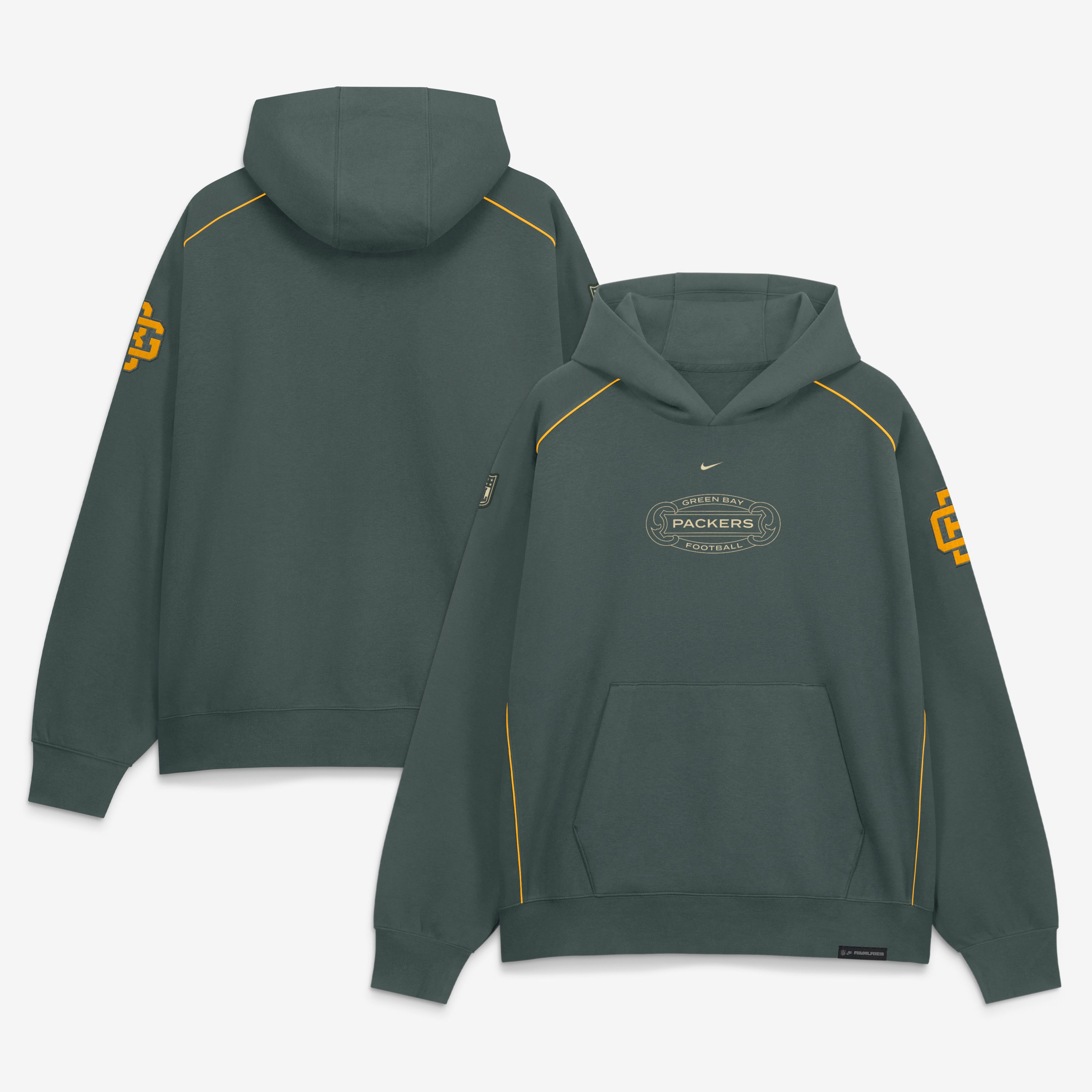 Sweat à capuche Nike Air vert Green Bay Packers collection 2026 Rivalries pour homme