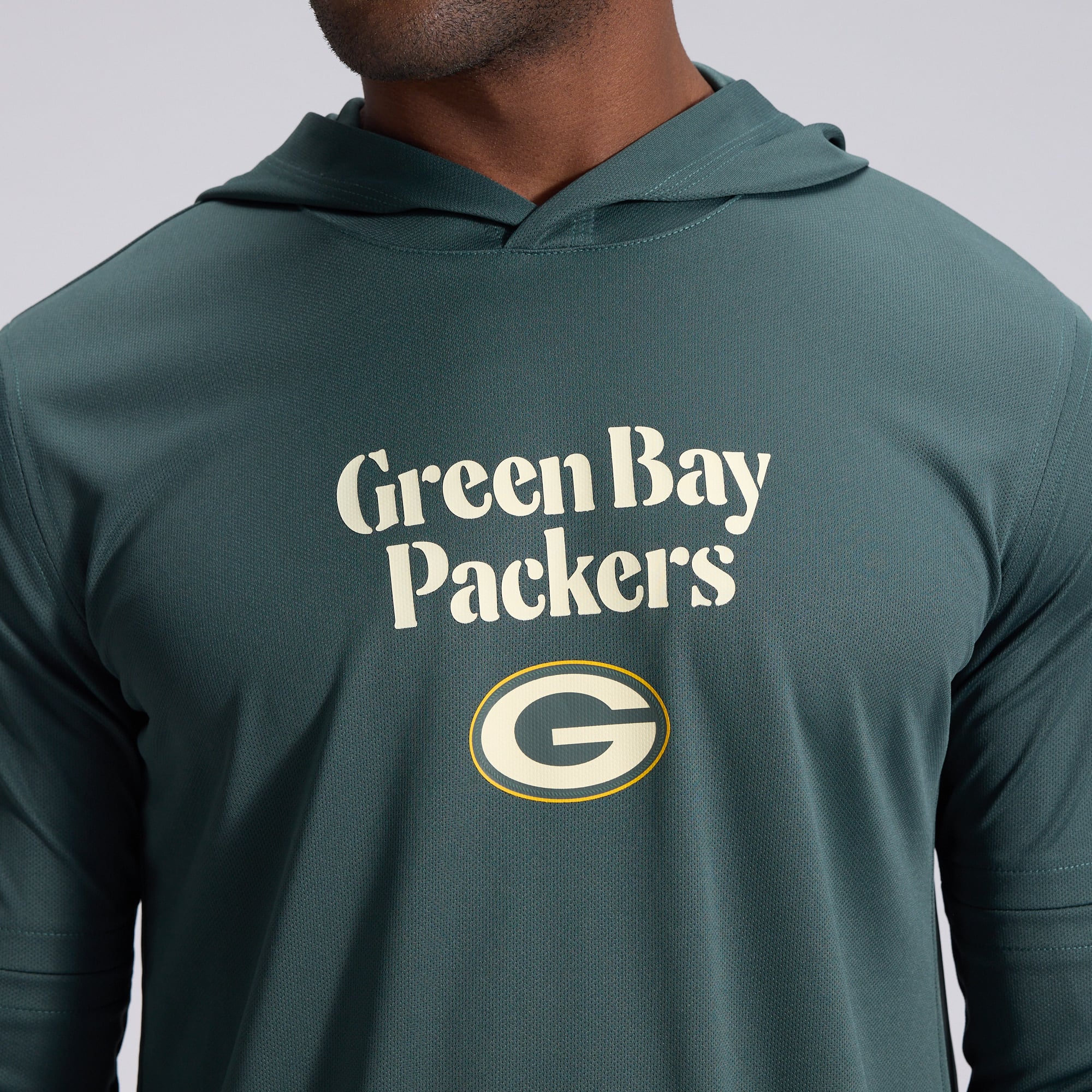 Men's Nike  Green Bay Packers 2026 Rivalries Collection Sideline Lightweight Hooded Long Sleeve Top