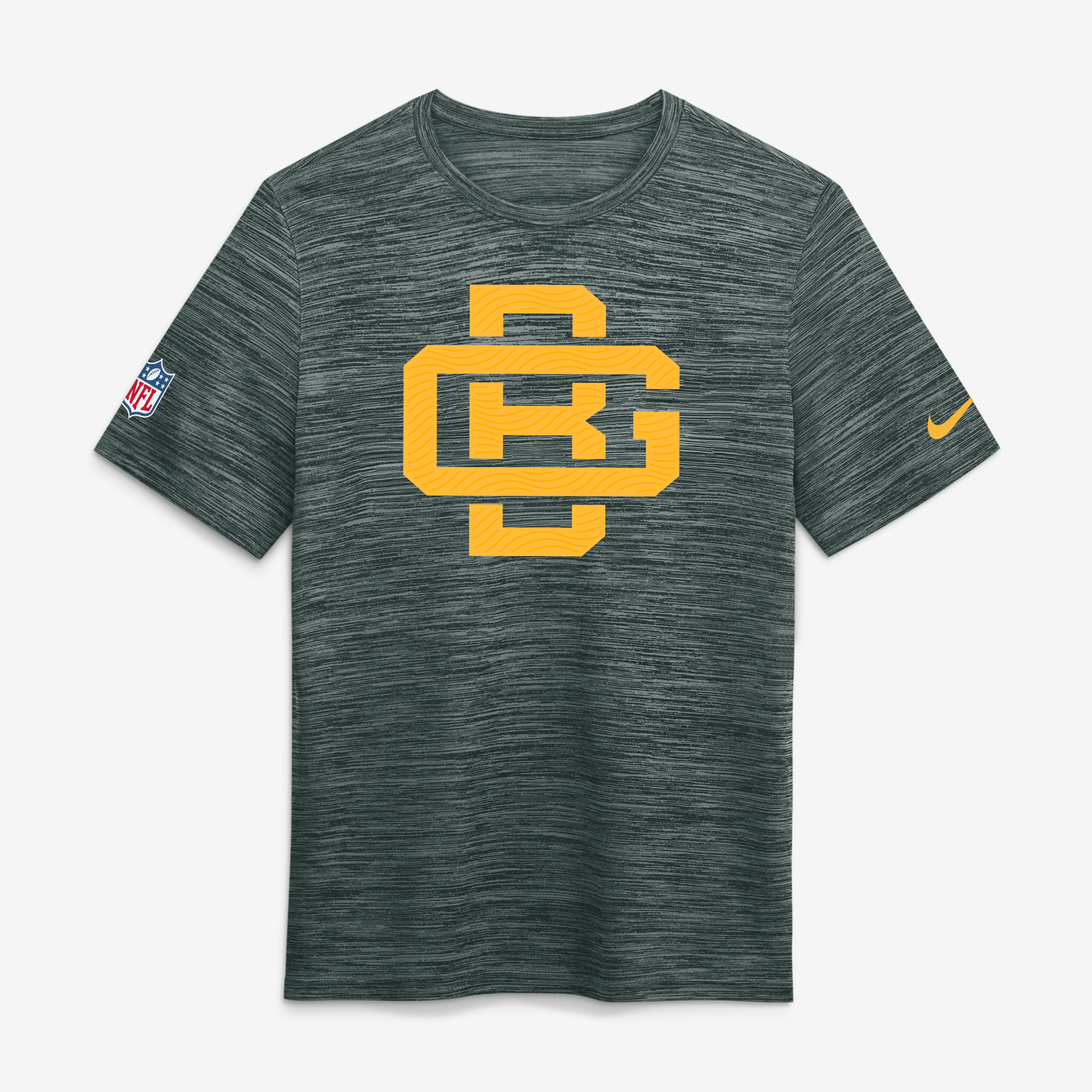 Men's Nike Green Bay Packers 2026 Rivalries Collection Sideline Velocity T-Shirt