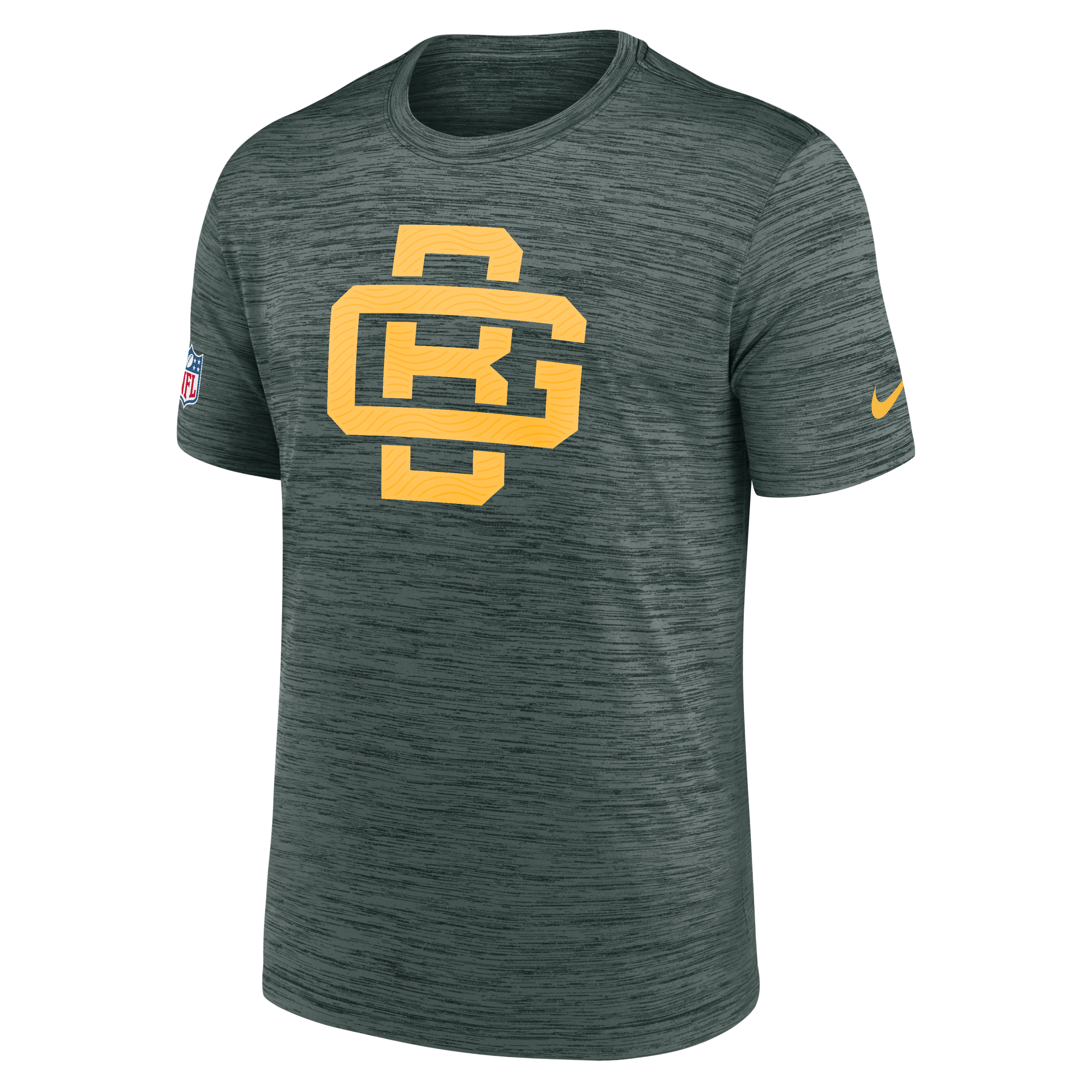 Men's Nike Green Bay Packers 2026 Rivalries Collection Sideline Velocity T-Shirt
