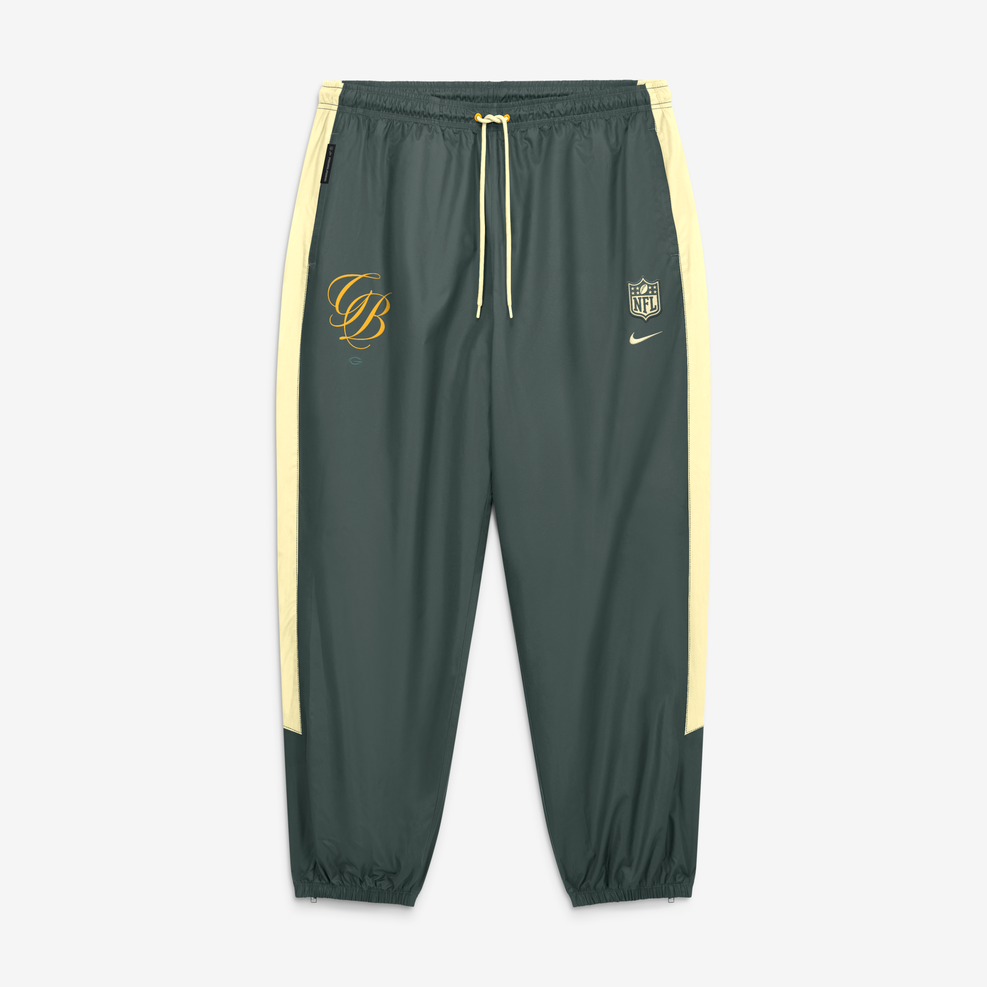 Pantalon coupe-vent Nike vert Green Bay Packers collection Rivalries 2026 pour homme