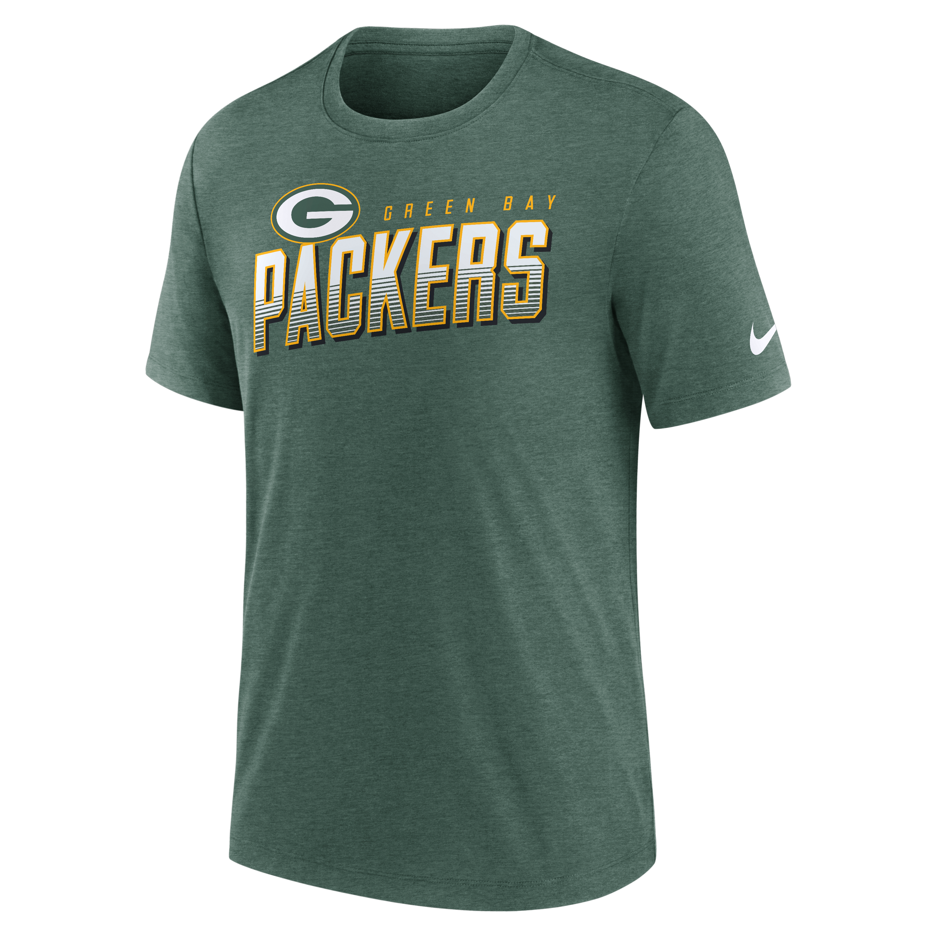 Men's Nike Green Bay Packers Believe The Game Tri-Blend T-Shirt