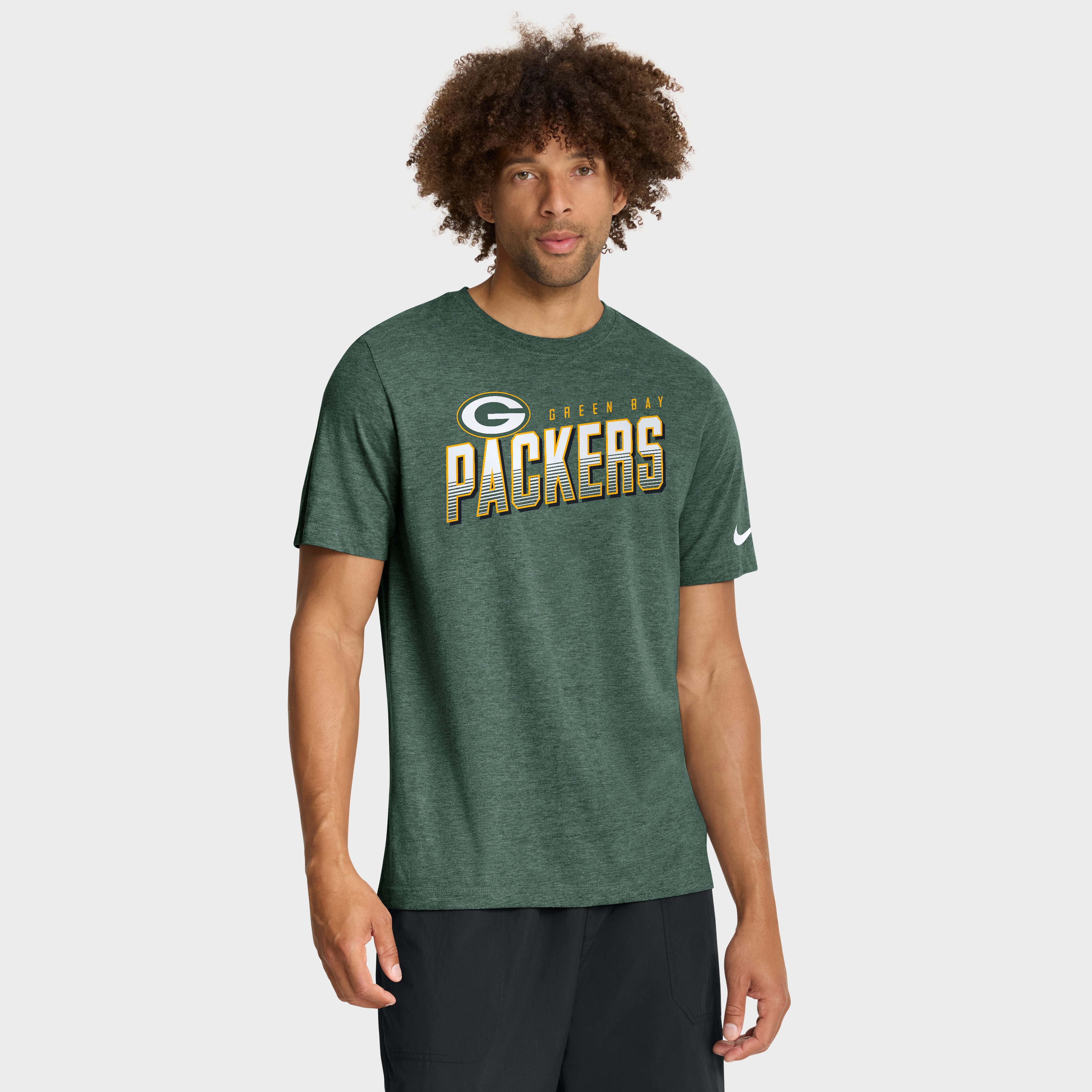 Men's Nike Green Bay Packers Believe The Game Tri-Blend T-Shirt