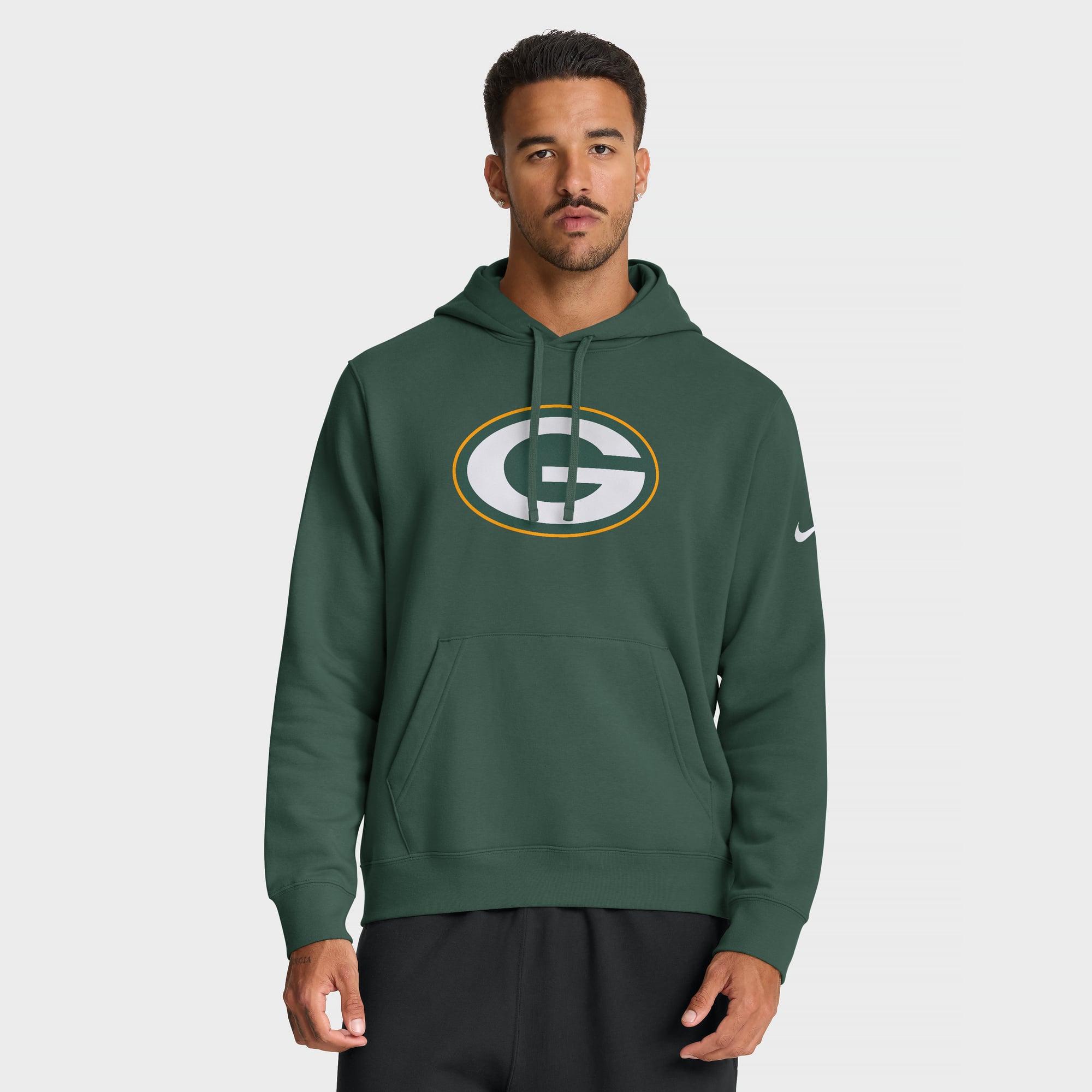 Sweat à capuche Nike Green Bay Packers Club Fleece pour homme