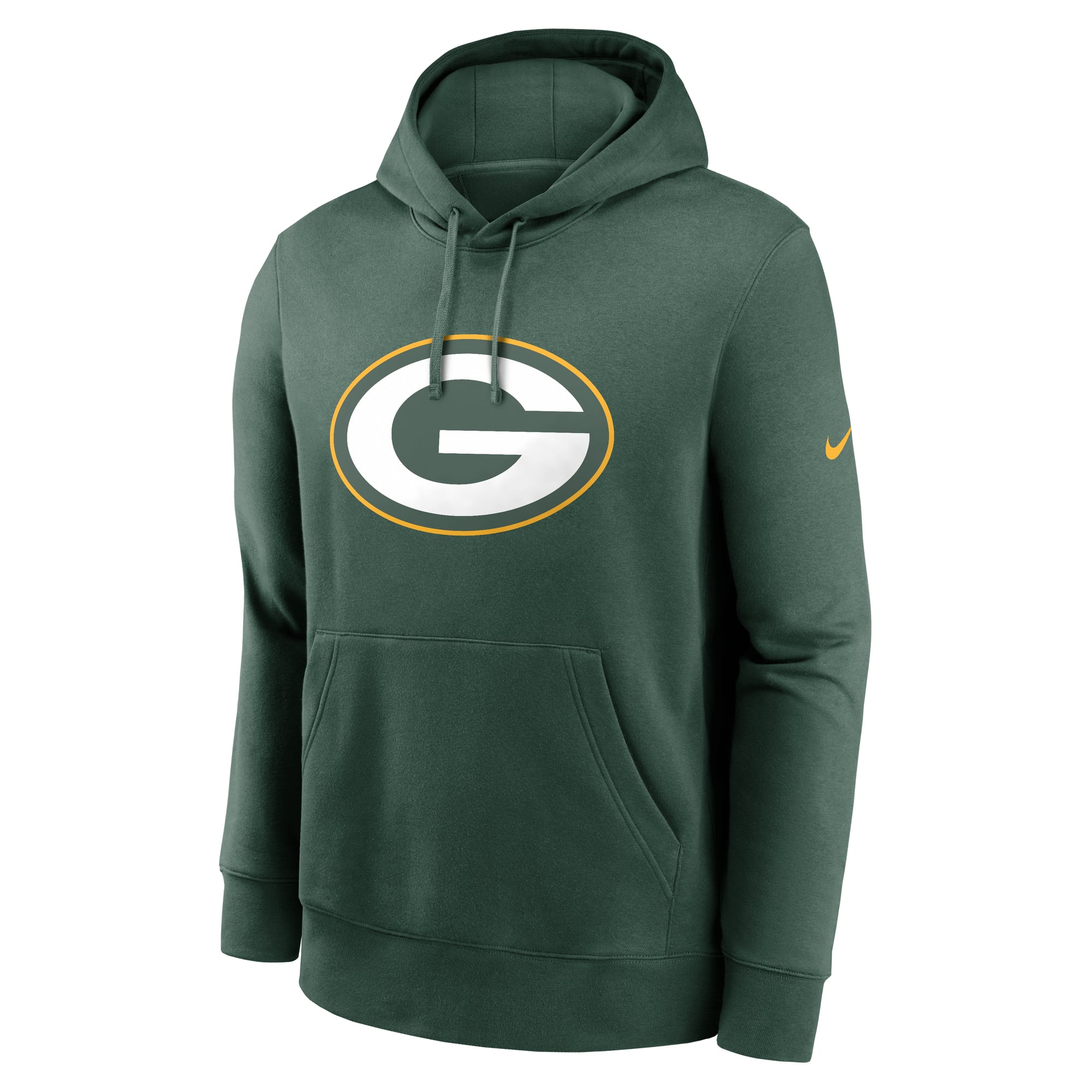 Sweat à capuche Nike Green Bay Packers Club Fleece pour homme