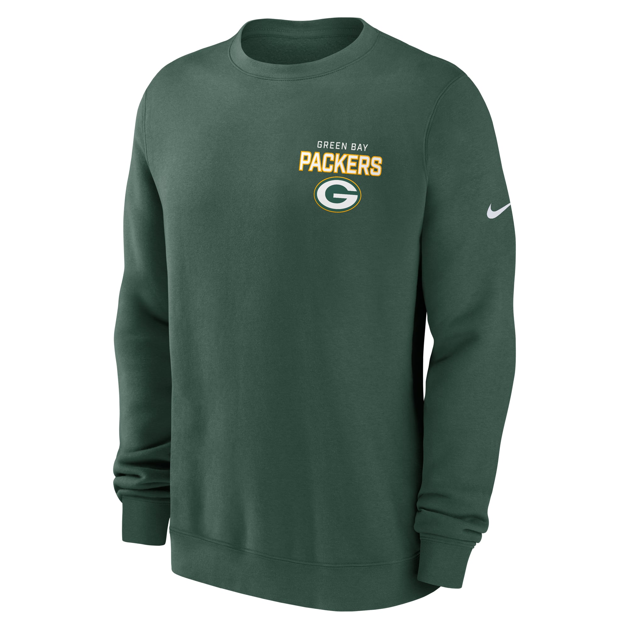 Men's Nike Green Bay Packers Primetime Club Fleece Pullover Sweatshirt