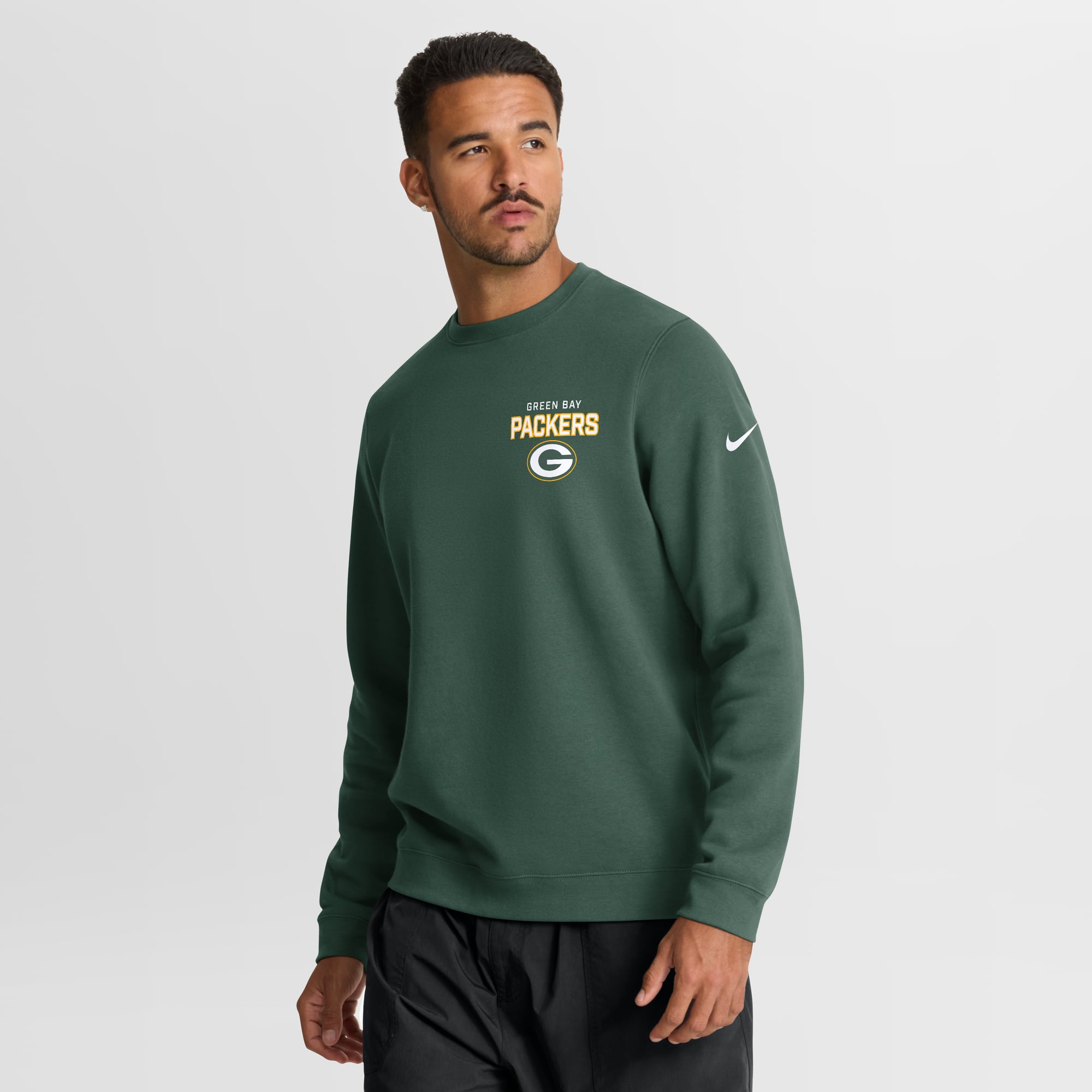 Men's Nike Green Bay Packers Primetime Club Fleece Pullover Sweatshirt