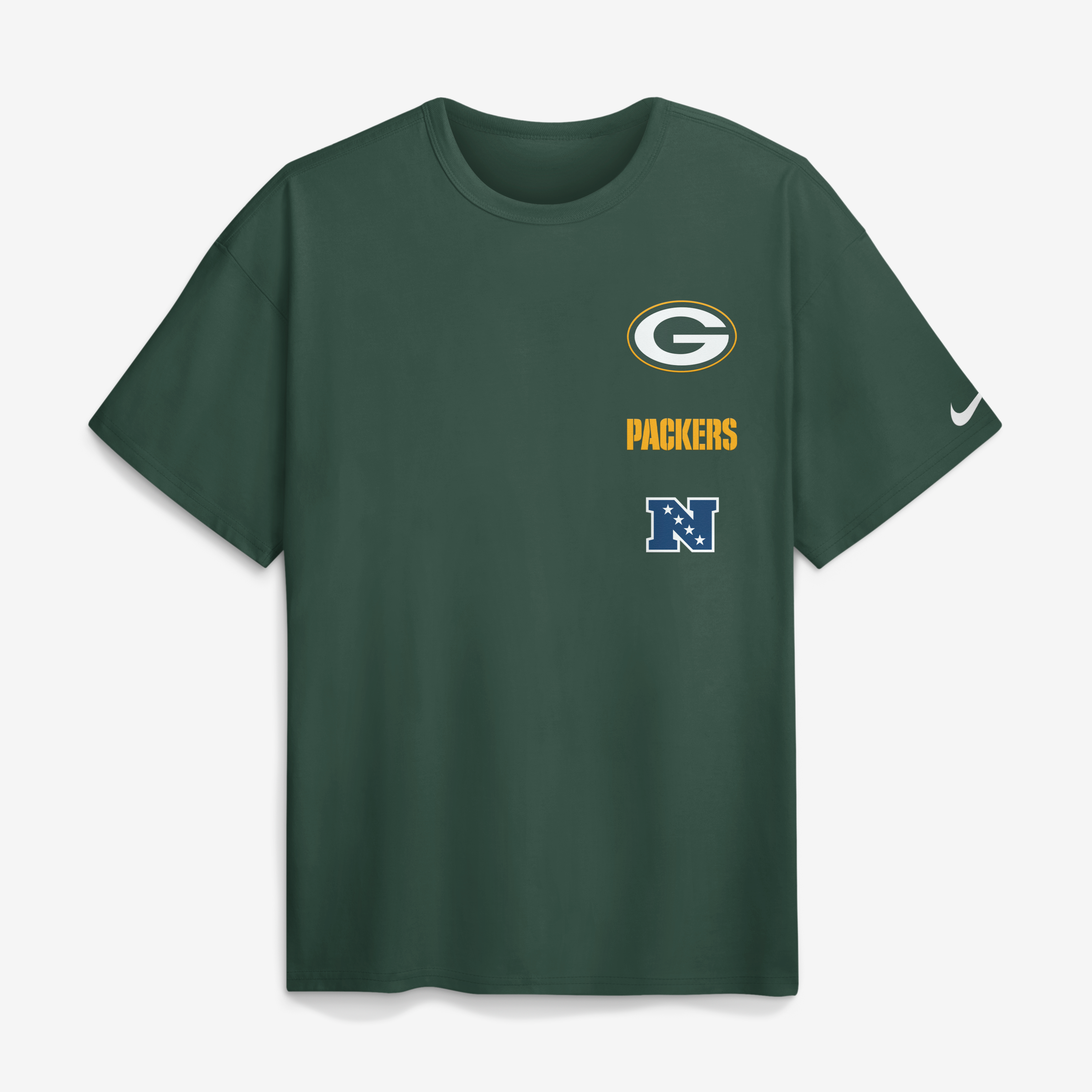 Men's Nike Sand Green Bay Packers Rewind Max90 T-Shirt