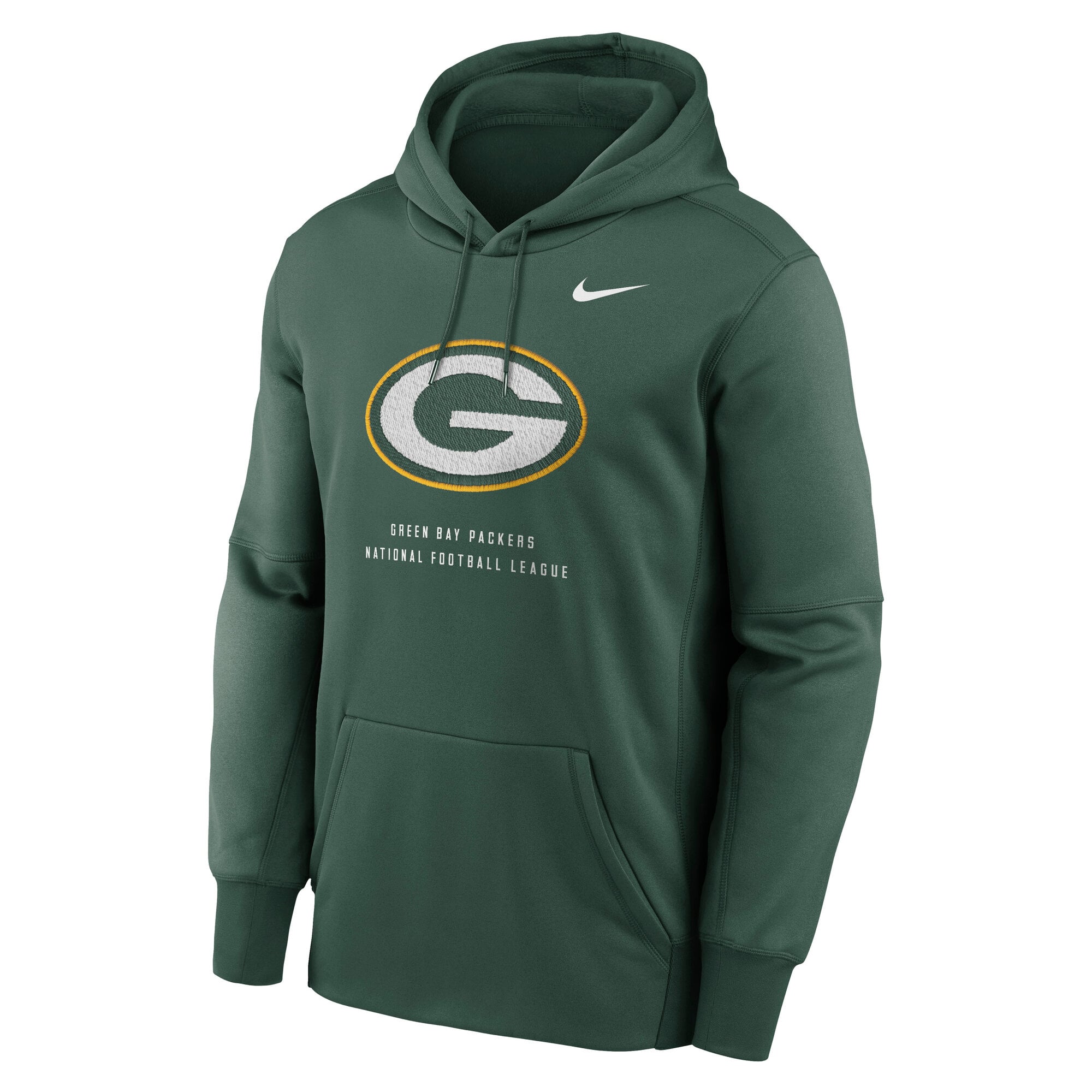 Sweat à capuche Nike Primetime Therma-FIT vert Green Bay Packers pour homme