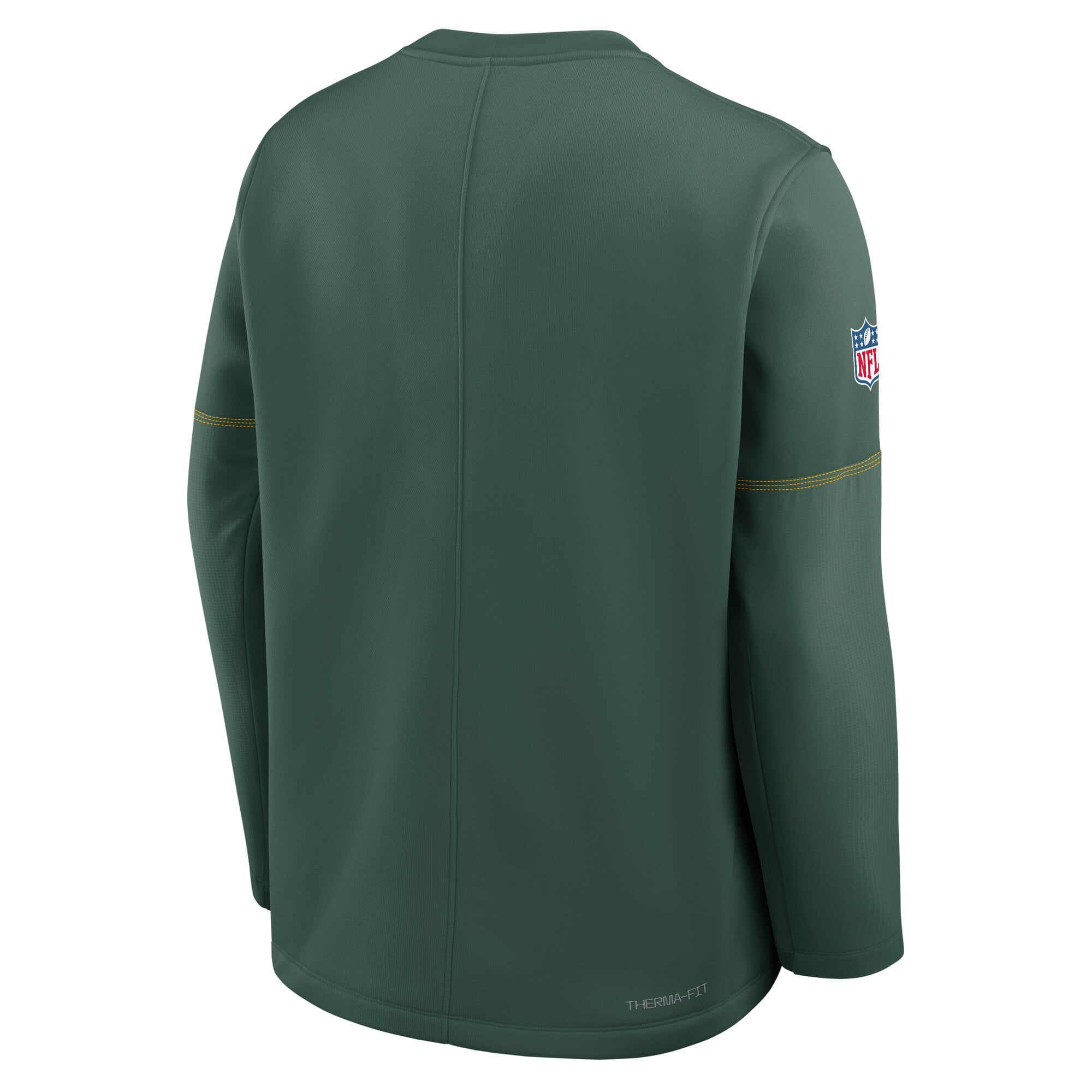 Men's Nike Green Bay Packers Sideline Coaches Team Present Midweight Therma-FIT Sweatshirt