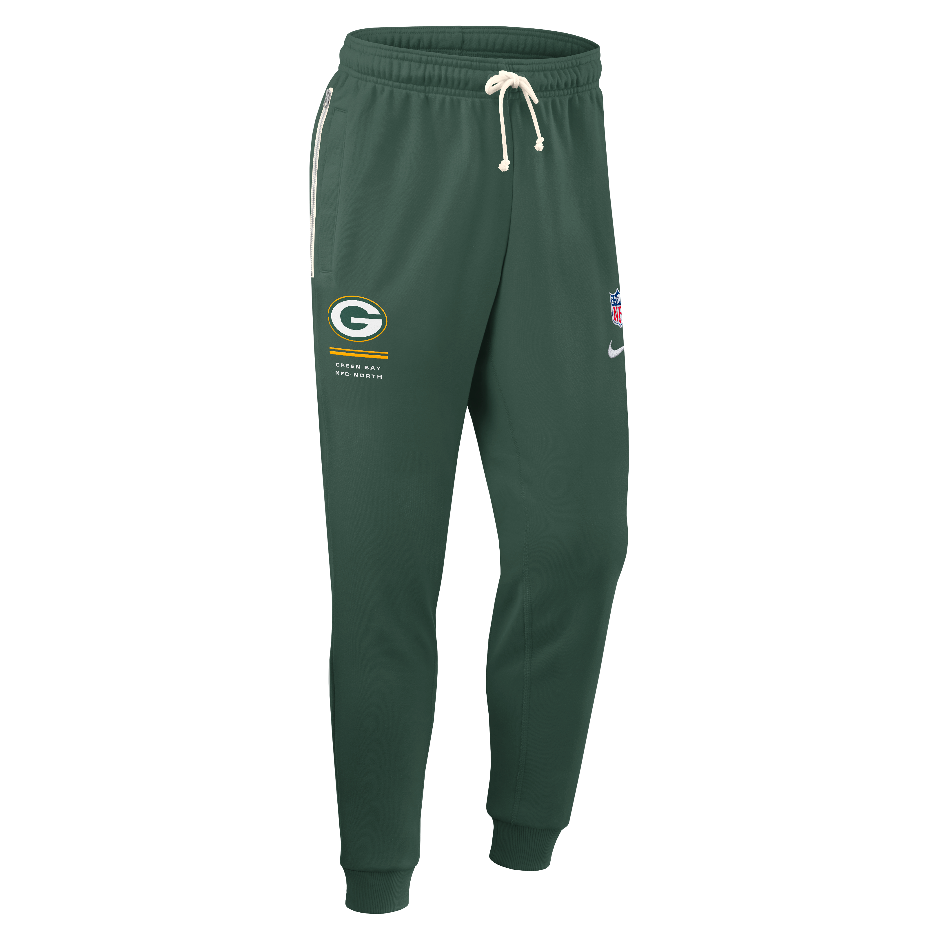 Pantalon Nike Green Bay Packers Sideline Standard Issue Touchback Kick Dri-FIT Taper pour homme
