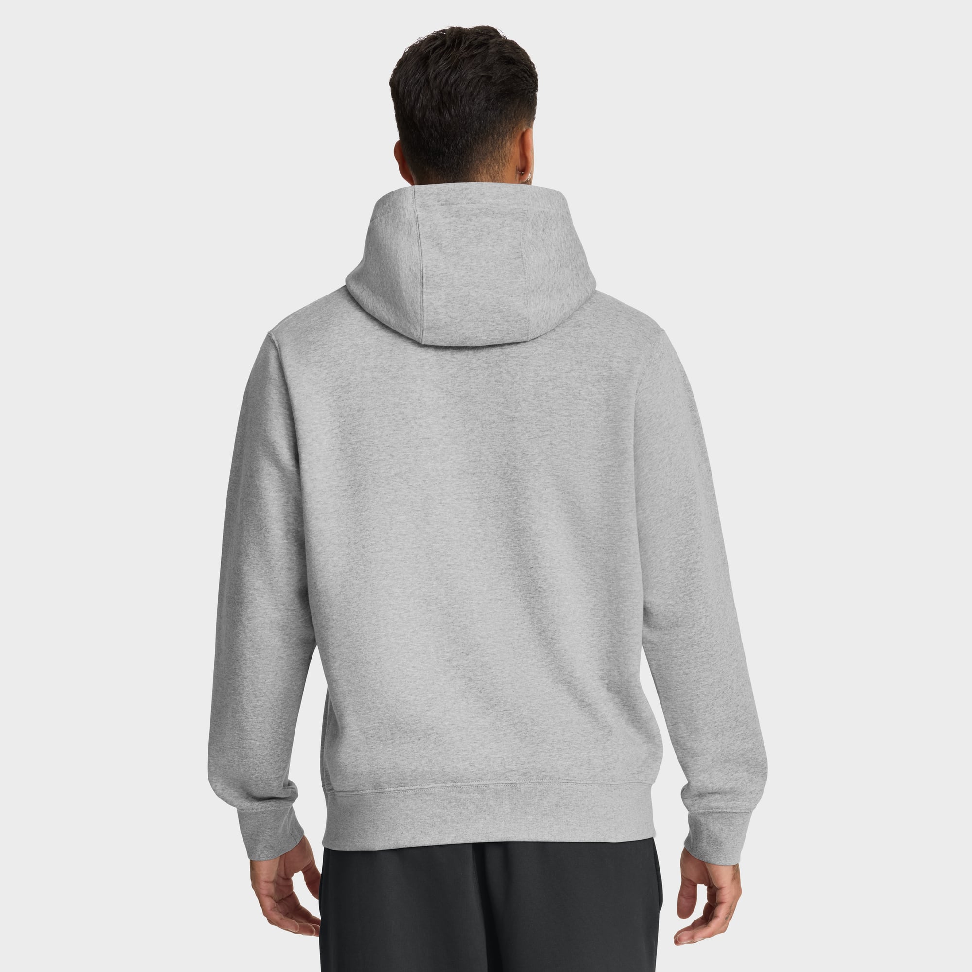 Sweat à capuche en polaire Nike City Code Club pour homme, gris chiné, Green Bay Packers