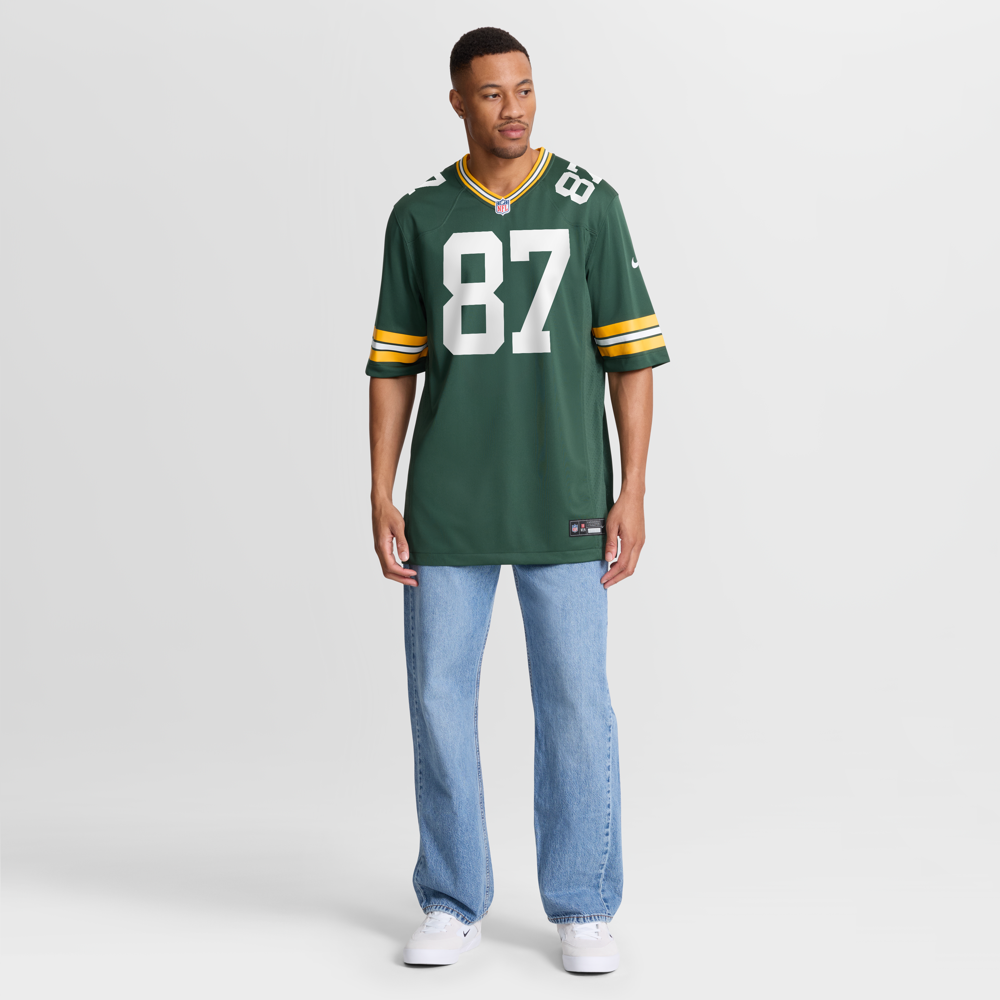 Men's Nike J. Michael Sturdivant Green Bay Packers Team Game Jersey