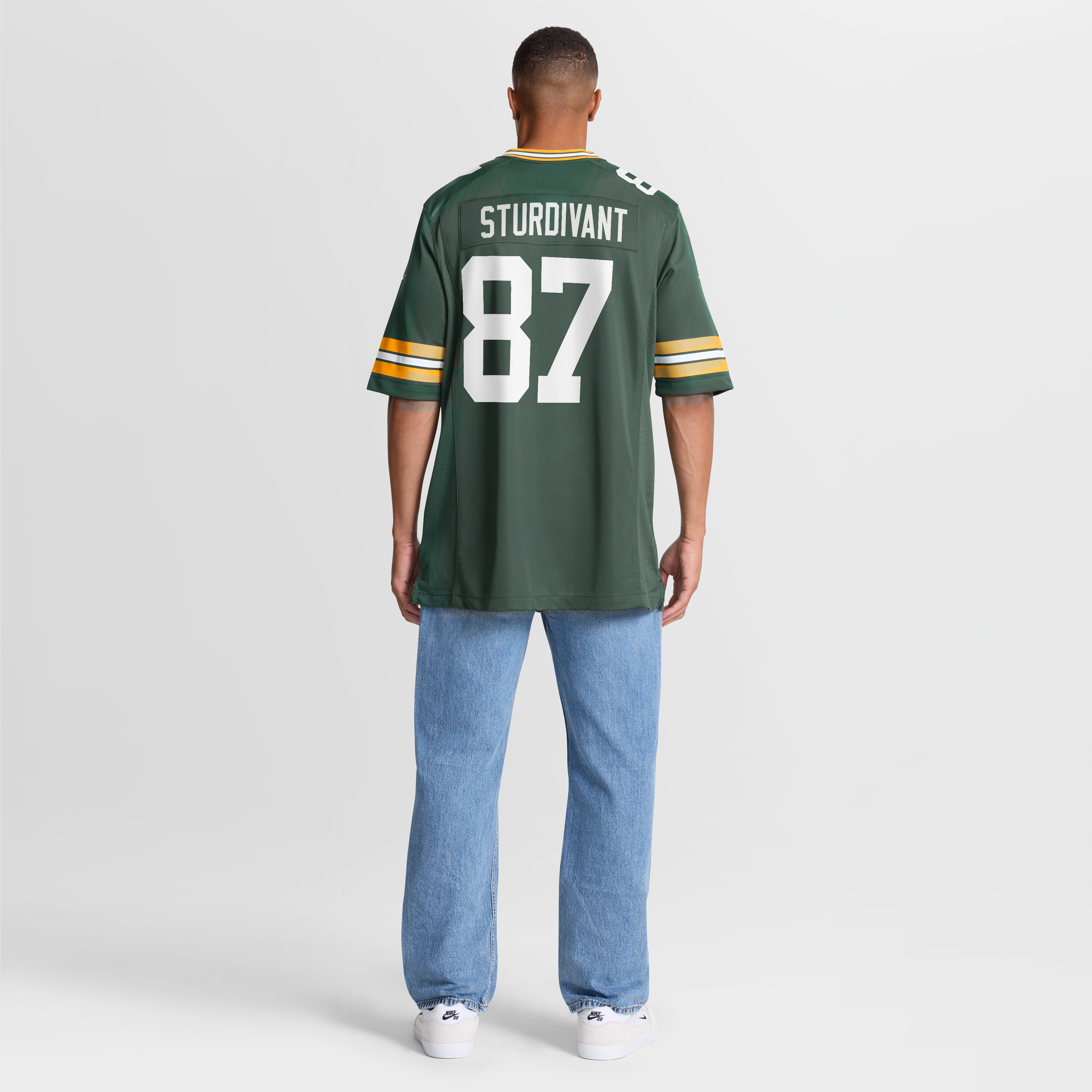 Men's Nike J. Michael Sturdivant Green Bay Packers Team Game Jersey