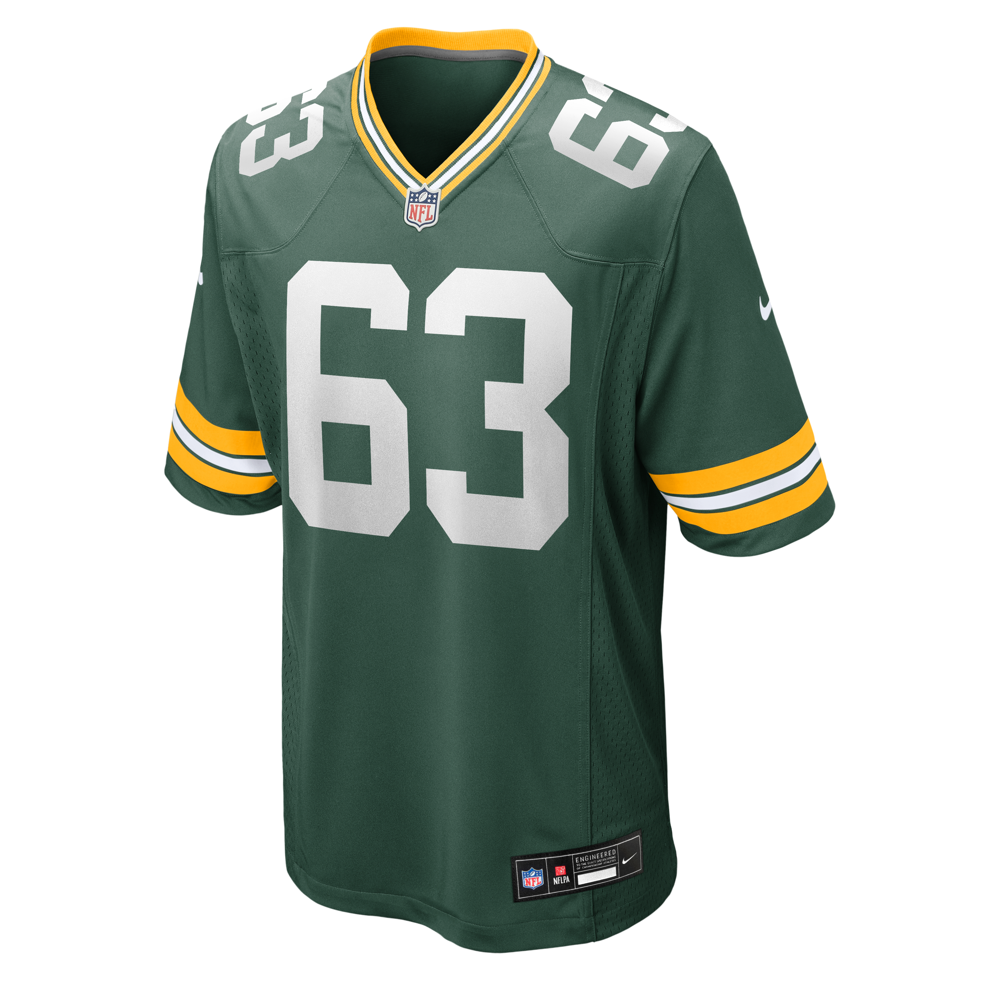 Men's Nike Jaden Crumedy Green Bay Packers Team Game Jersey