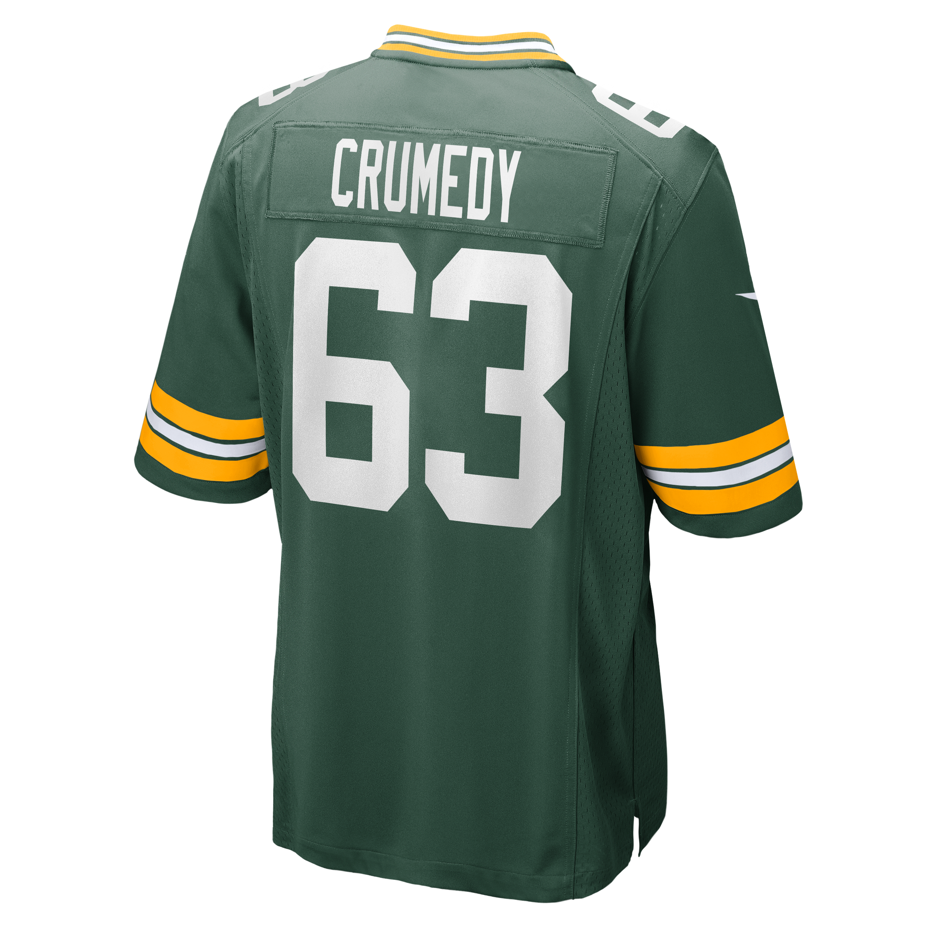 Men's Nike Jaden Crumedy Green Bay Packers Team Game Jersey