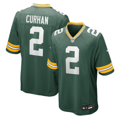 Jake Curhan Green Bay Packers Nike Team Game Jersey - Green