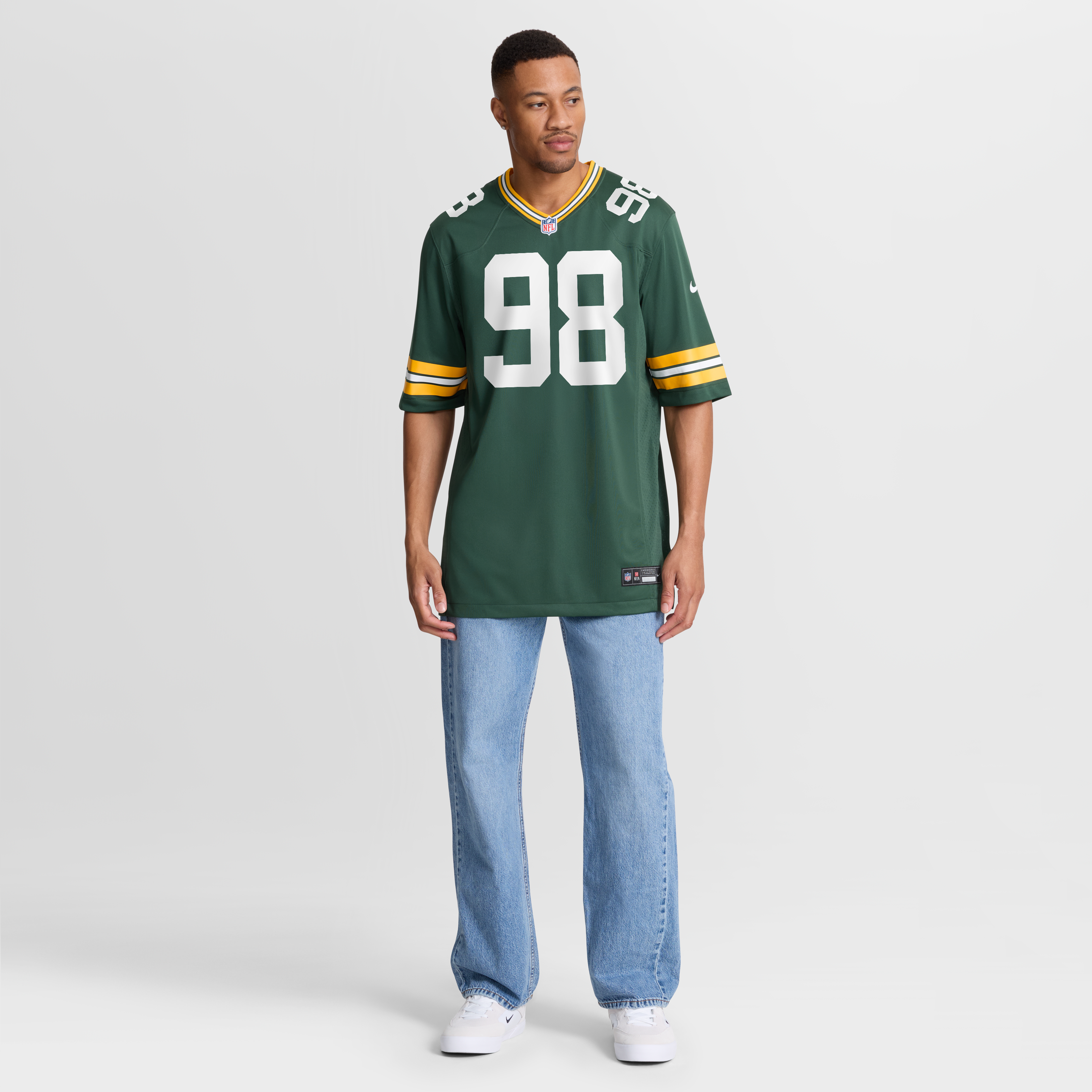 Men's Nike Javon Hargrave Green Bay Packers Team Game Jersey