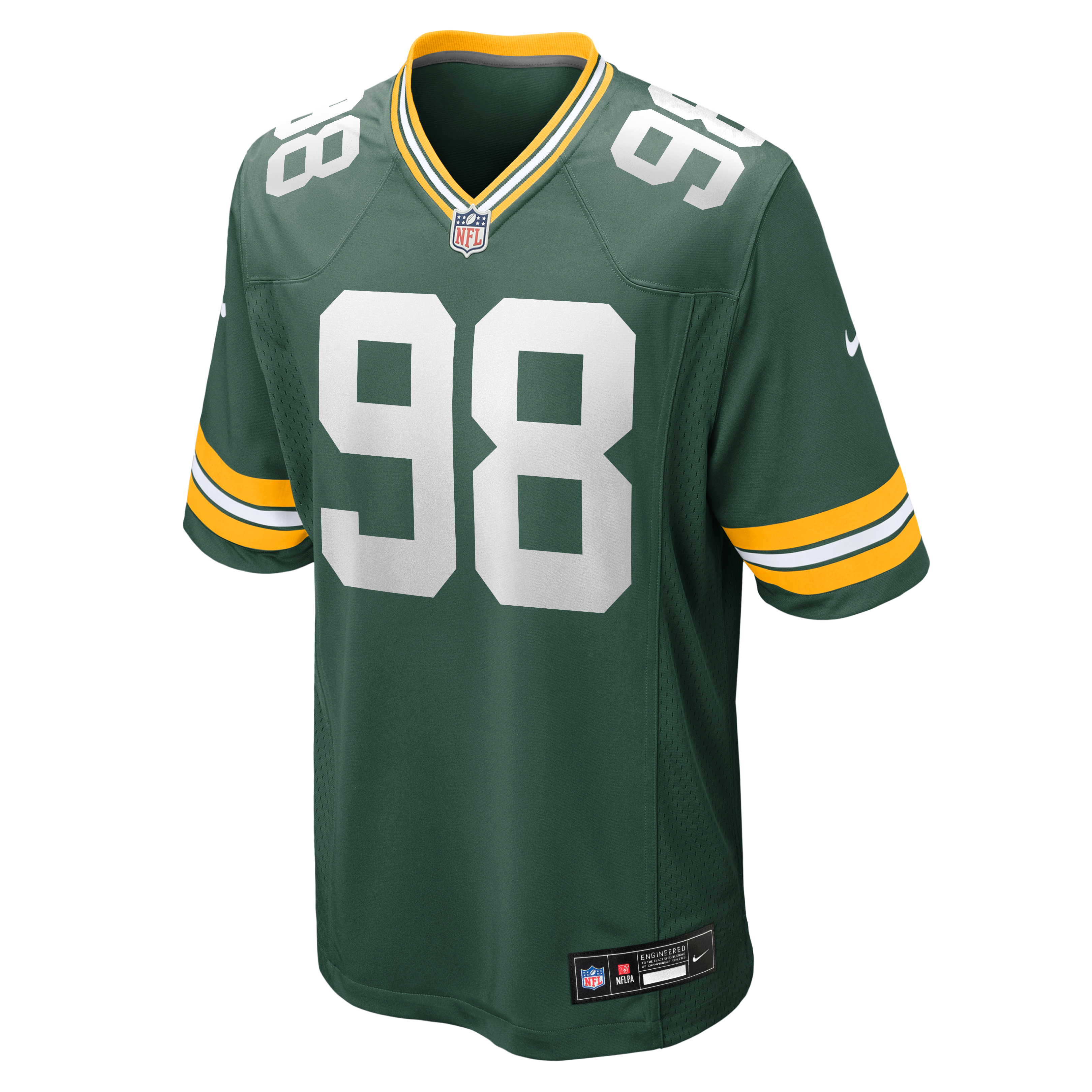 Men's Nike Javon Hargrave Green Bay Packers Team Game Jersey