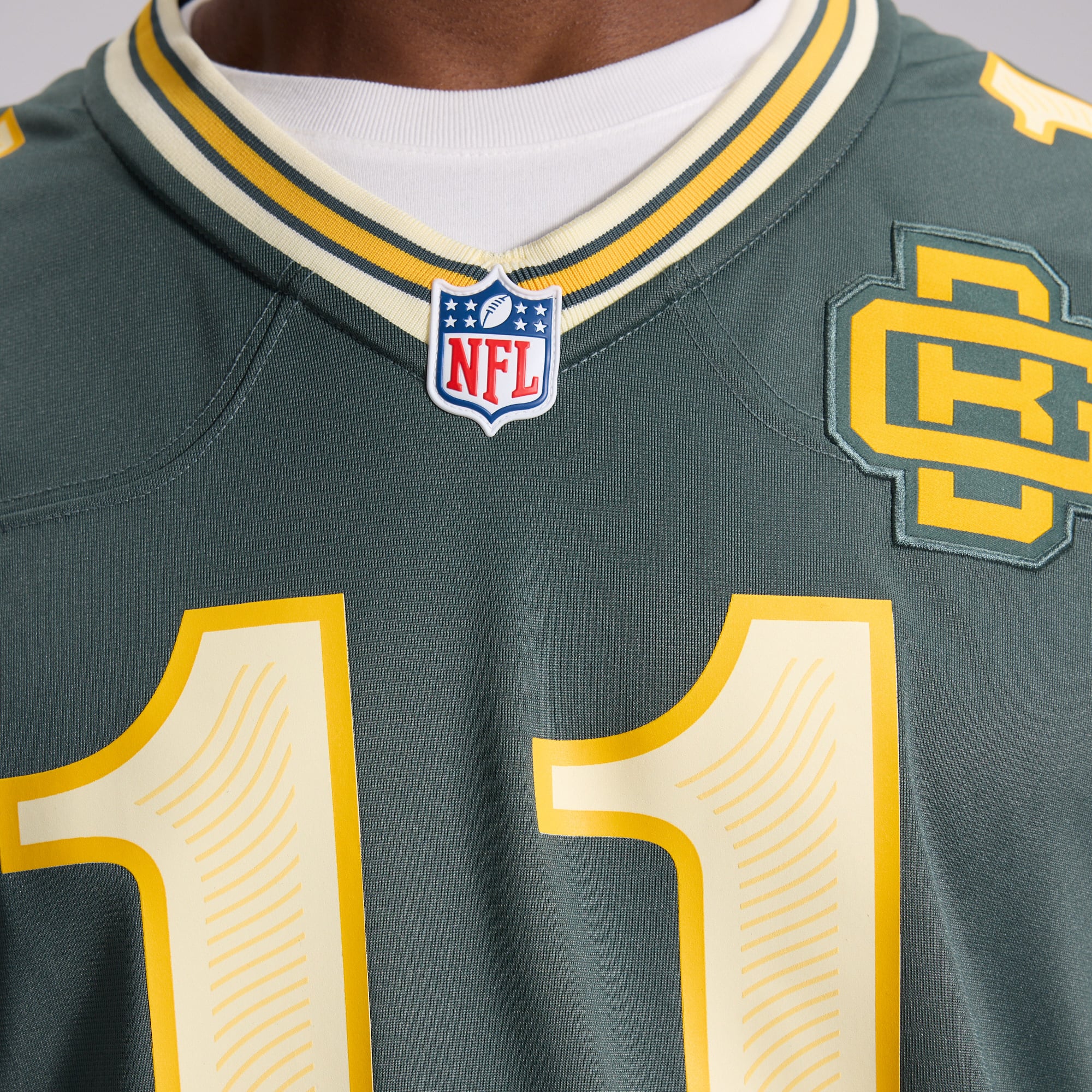 Men's Nike Jayden Reed Green Bay Packers 2026 Rivalries Collection Game Jersey