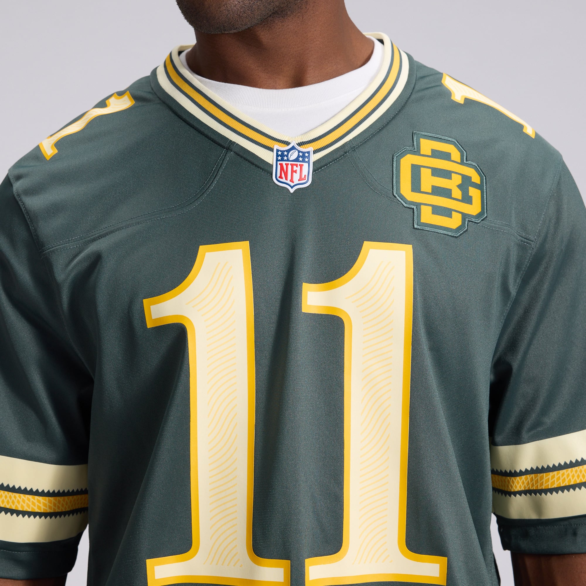 Men's Nike Jayden Reed Green Bay Packers 2026 Rivalries Collection Game Jersey