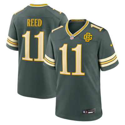 Jayden Reed Green Bay Packers Nike 2026 Rivalries Collection Game Jersey - Green