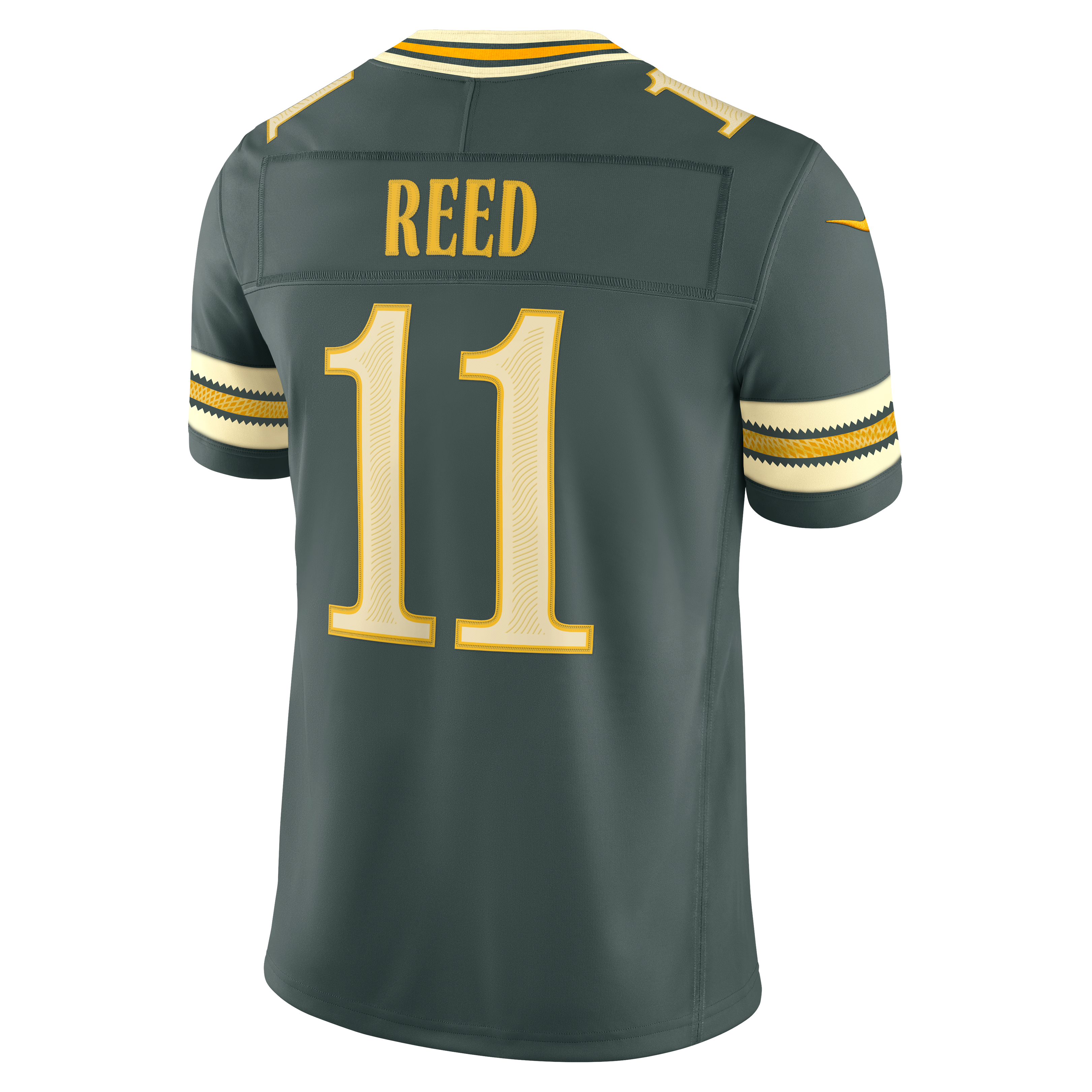 Men's Nike Jayden Reed Green Bay Packers 2026 Rivalries Collection Stitched Limited Jersey