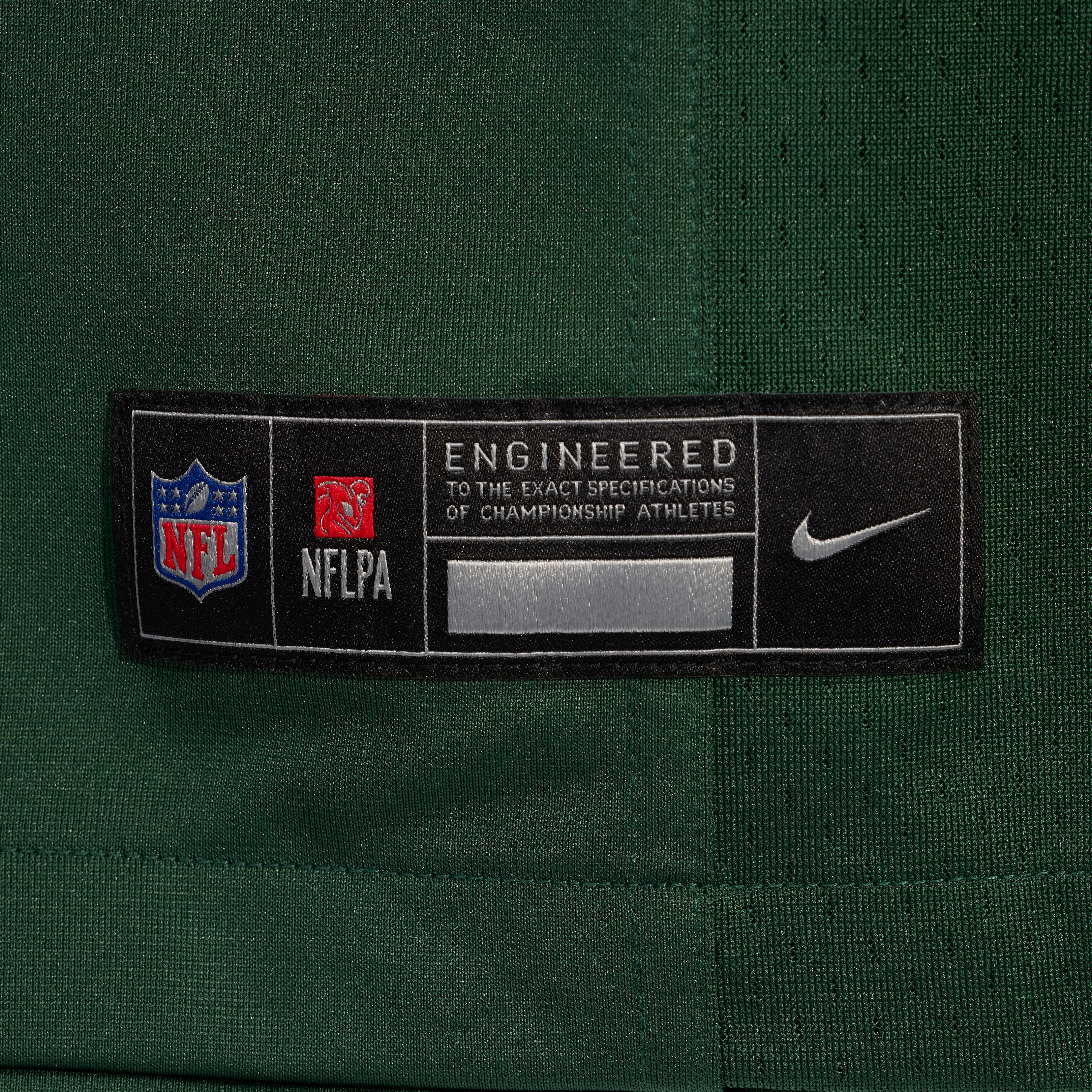 Maillot de match Nike Jonathan Ford vert des Green Bay Packers pour homme
