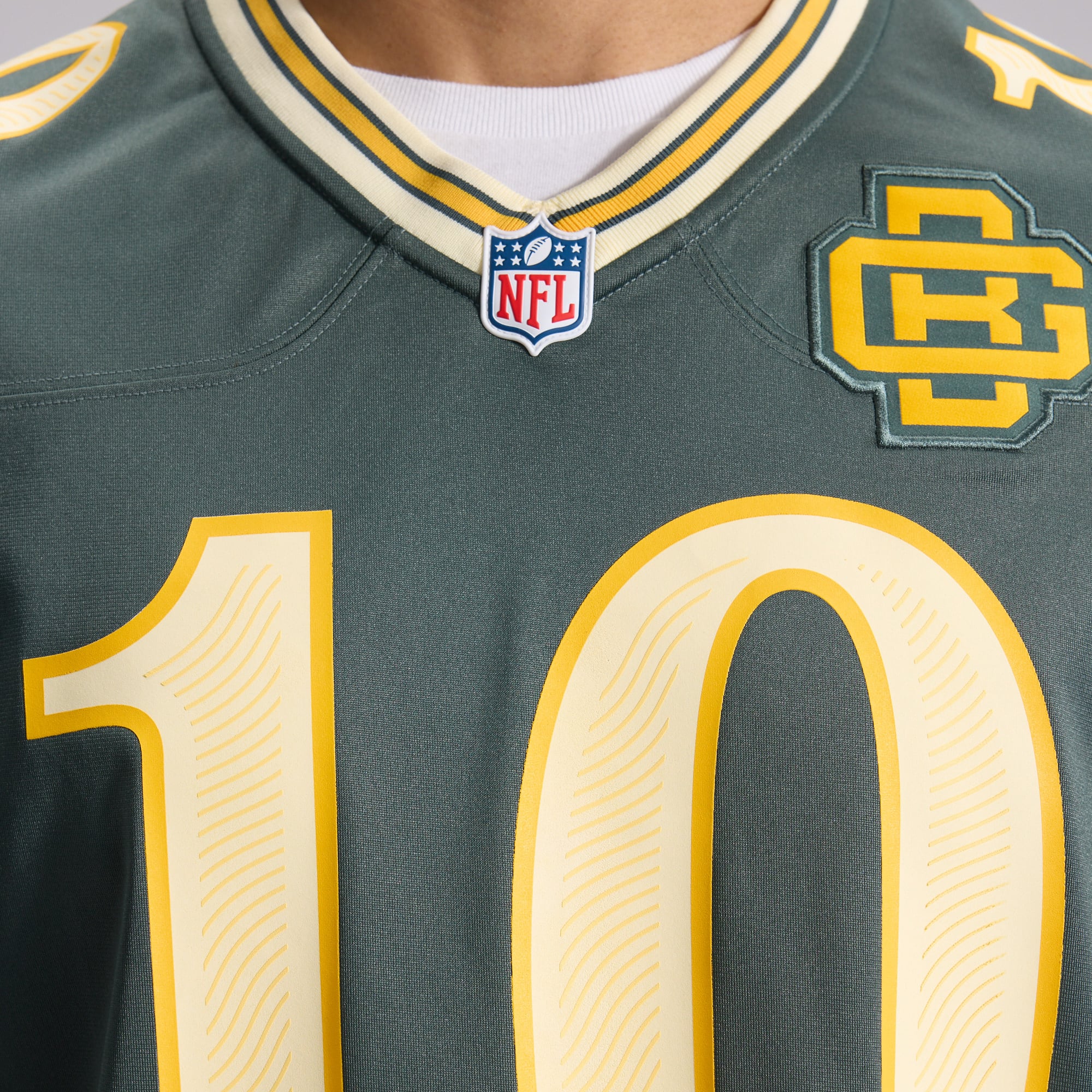 Men's Nike Jordan Love Green Bay Packers 2026 Rivalries Collection Game Jersey