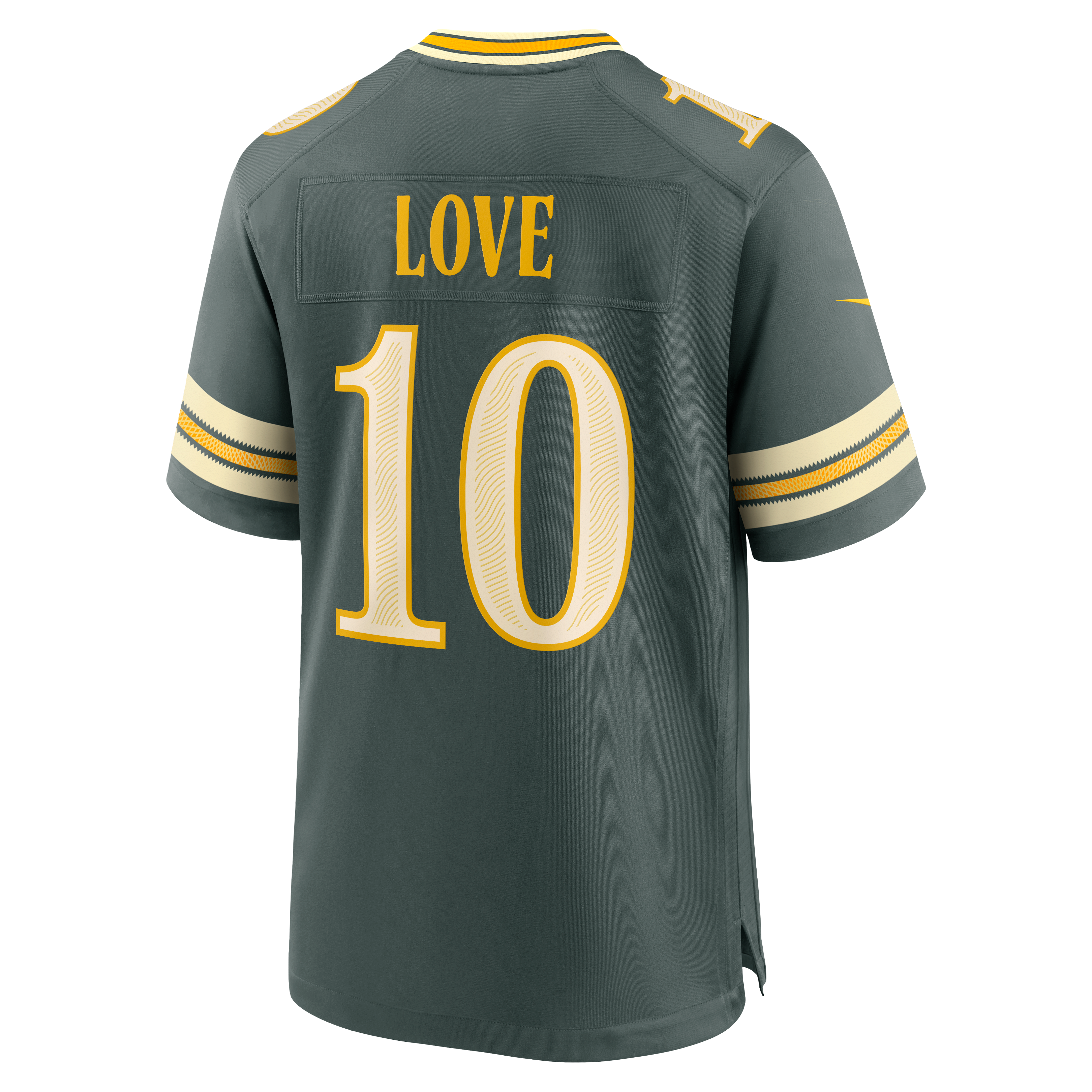 Men's Nike Jordan Love Green Bay Packers 2026 Rivalries Collection Game Jersey