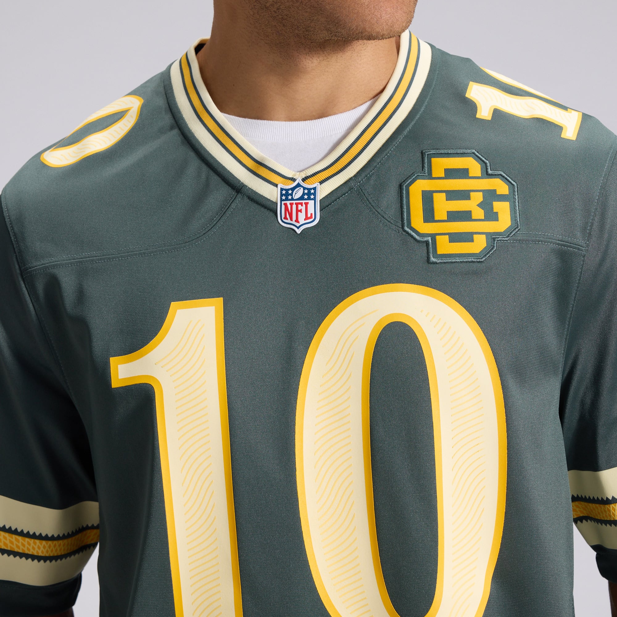 Men's Nike Jordan Love Green Bay Packers 2026 Rivalries Collection Game Jersey