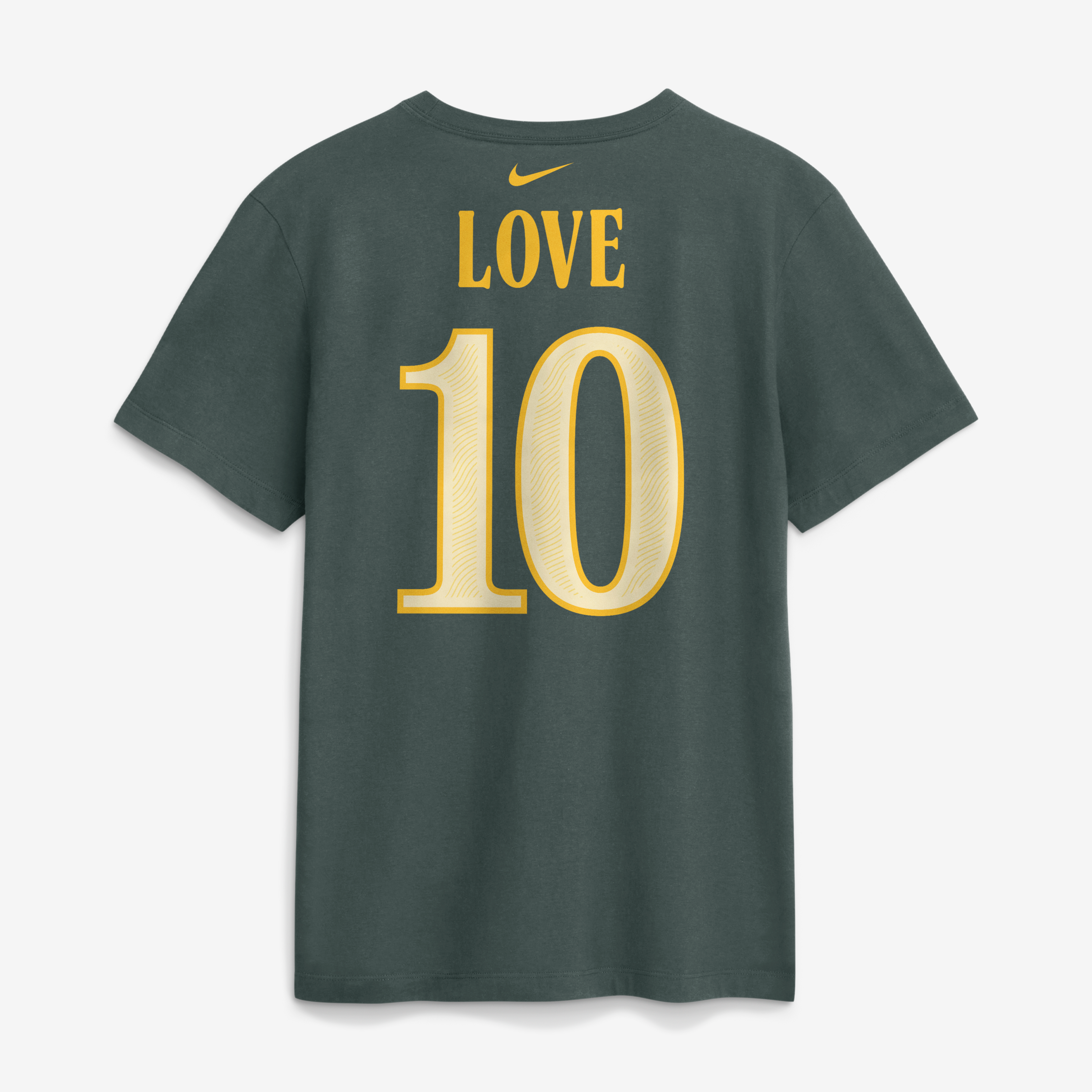 Men's Nike Jordan Love Green Bay Packers 2026 Rivalries Collection Player Name & Number T-Shirt