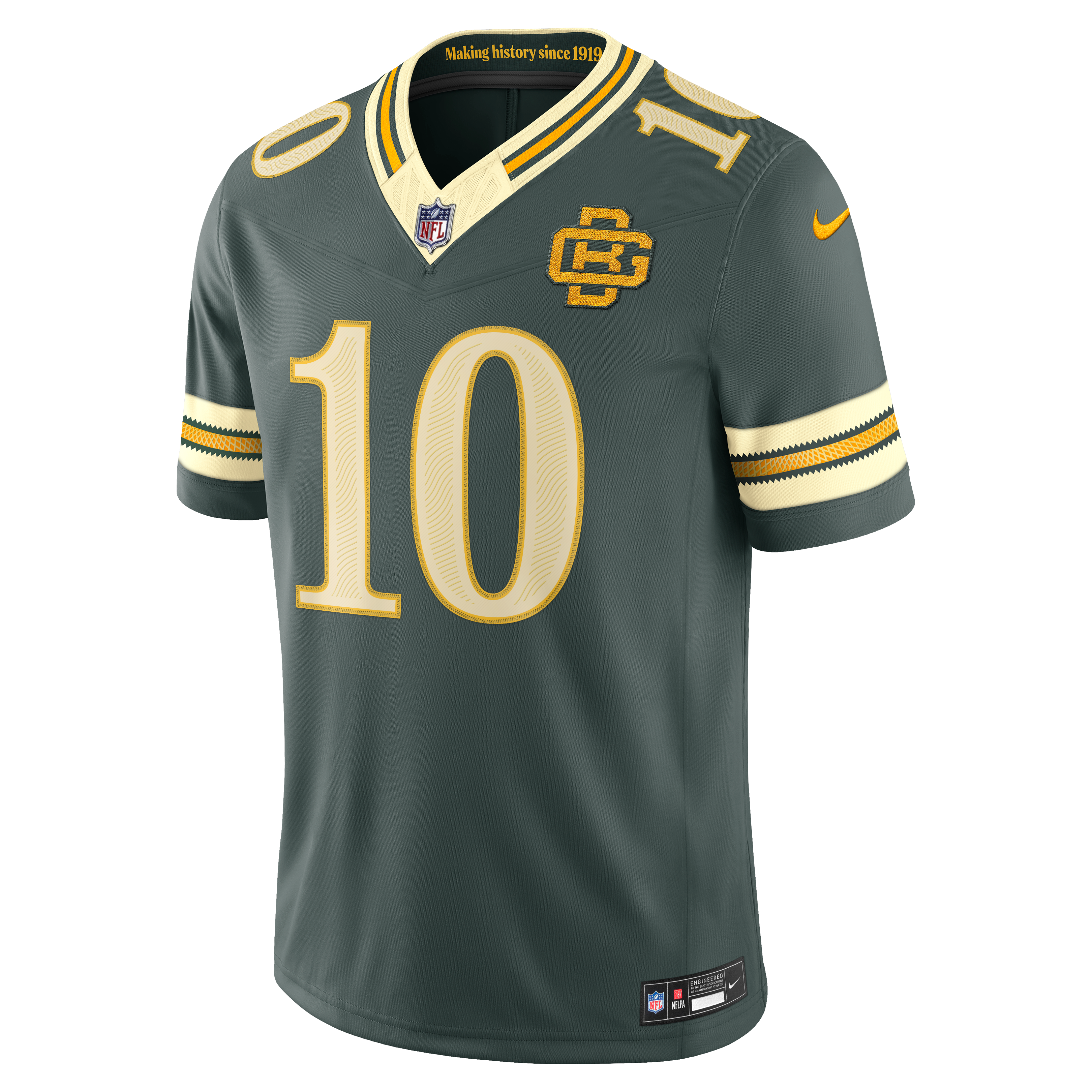 Men's Nike Jordan Love Green Bay Packers 2026 Rivalries Collection Stitched Limited Jersey