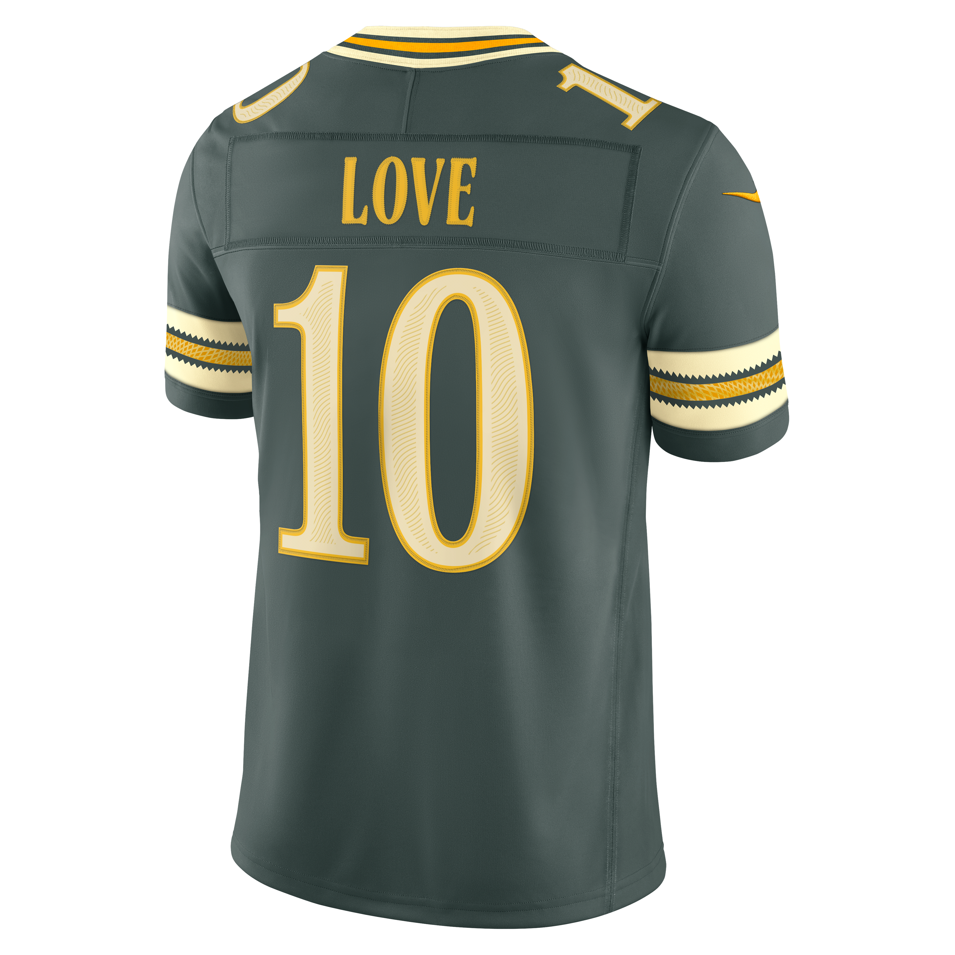 Men's Nike Jordan Love Green Bay Packers 2026 Rivalries Collection Stitched Limited Jersey