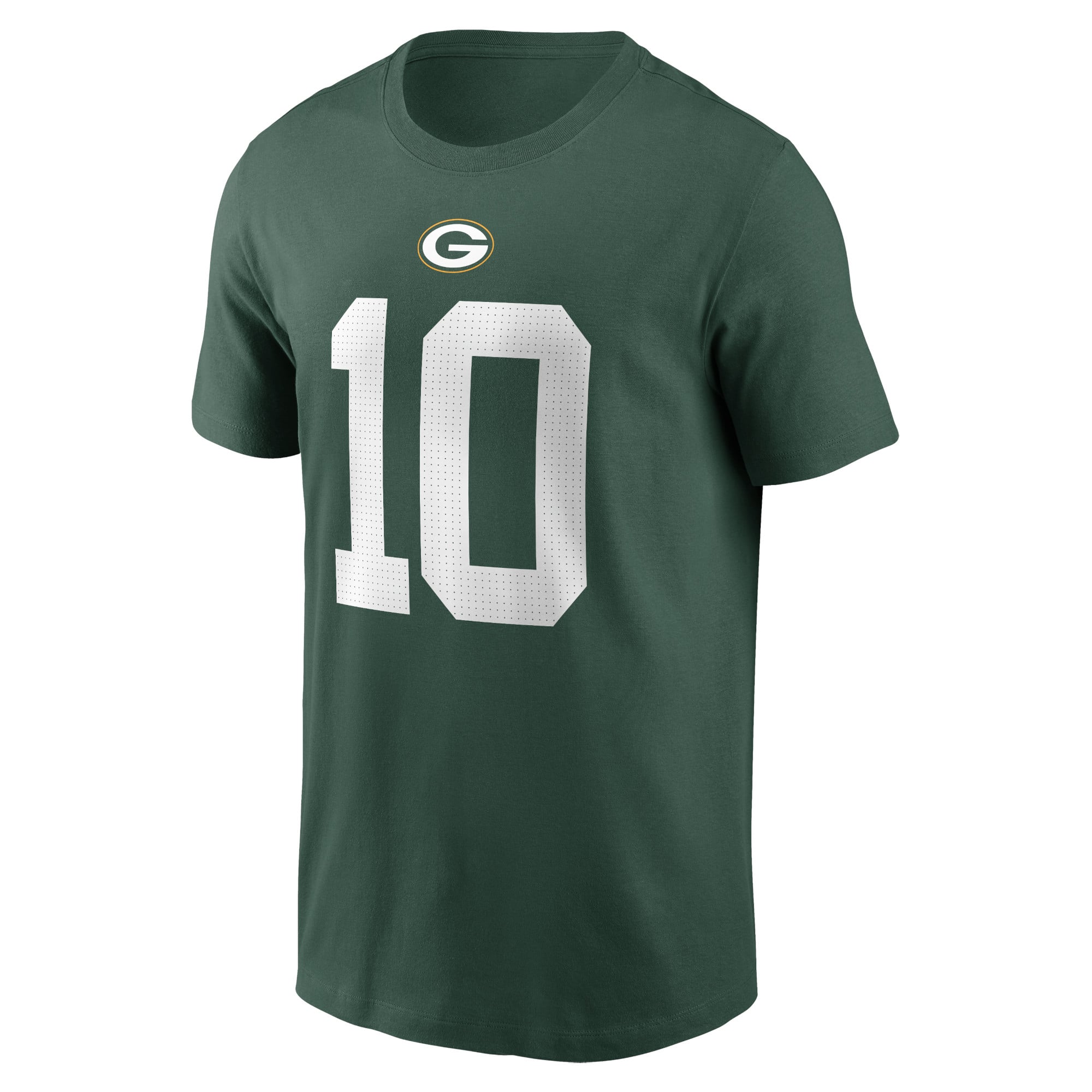 Men's Nike Jordan Love Green Bay Packers Name & Number T-Shirt