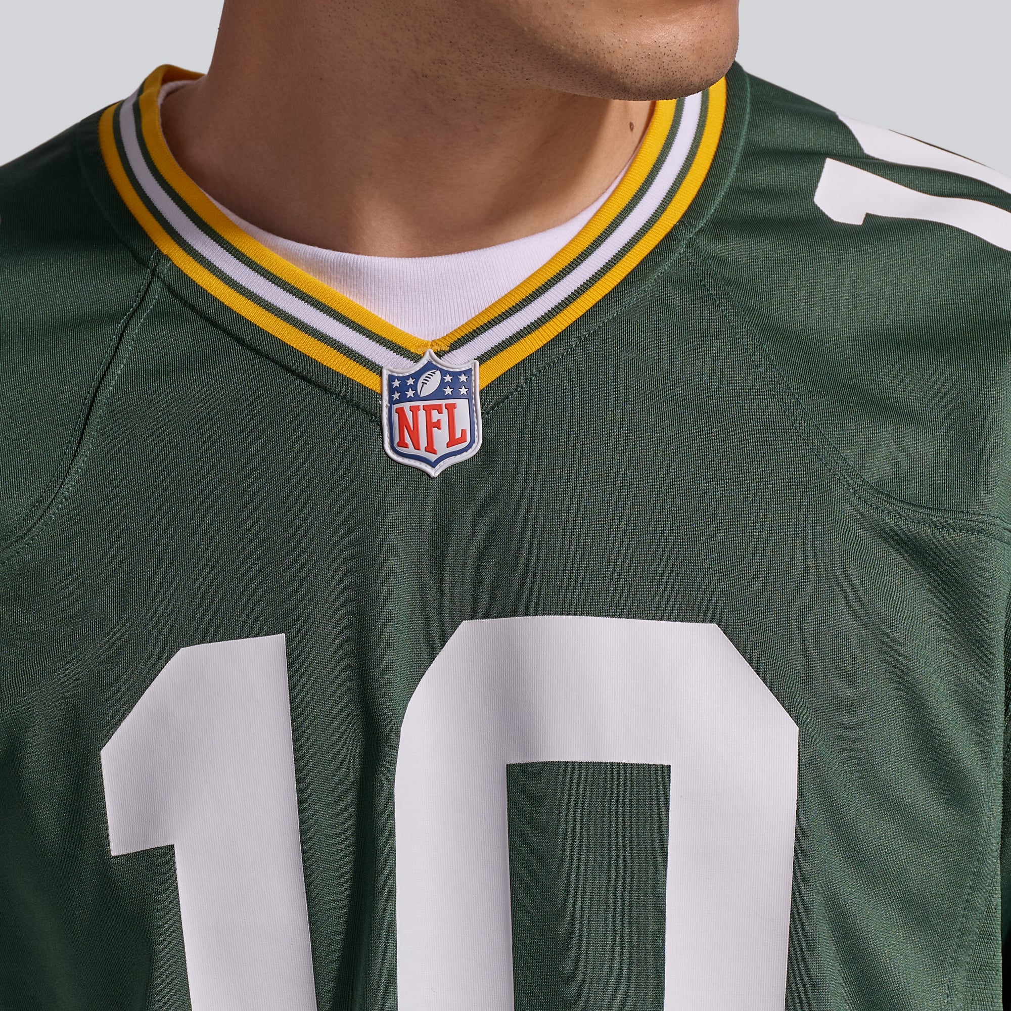 Maillot de match Nike Jordan Love White Green Bay Packers pour Homme