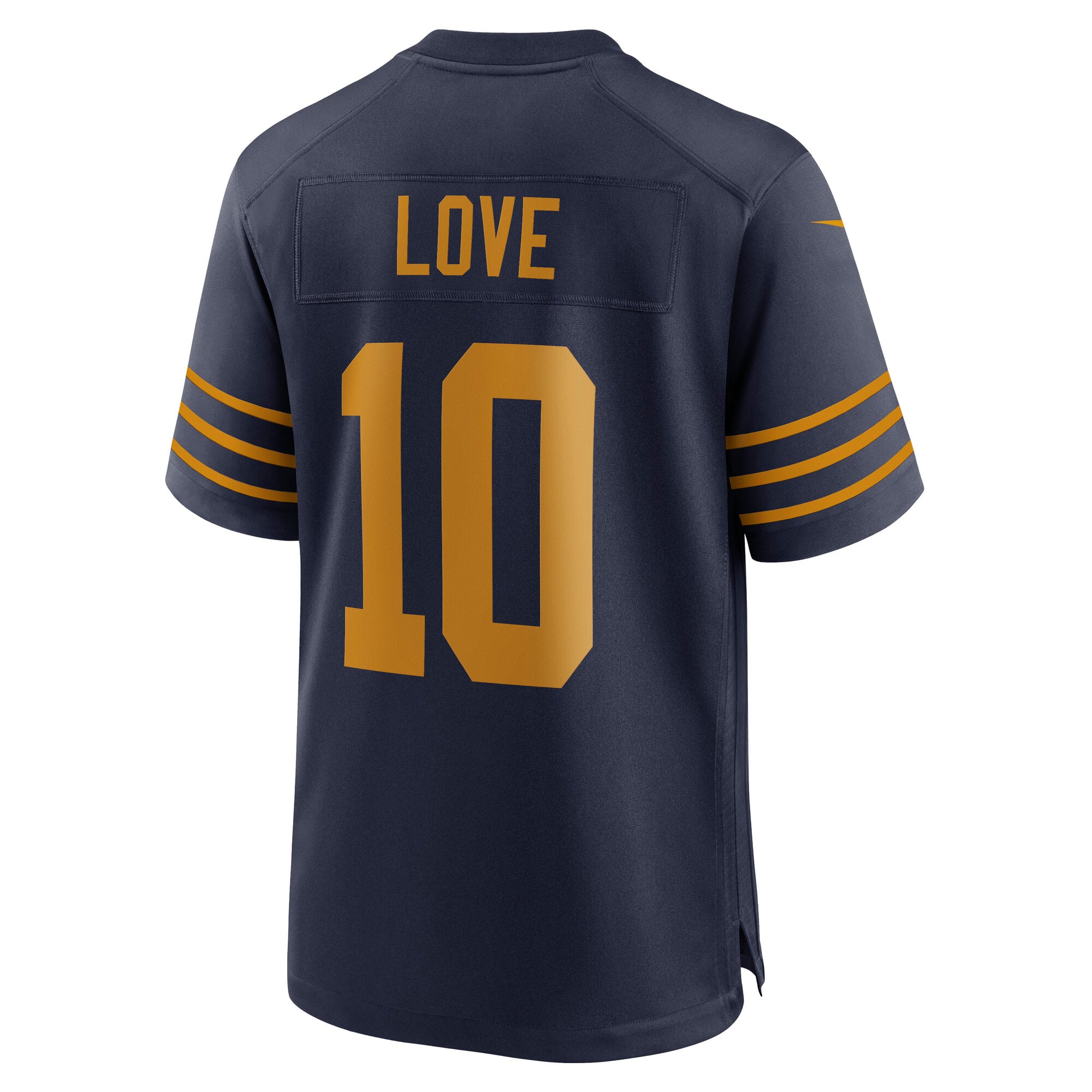 Men's Nike Jordan Love Navy Green Bay Packers The 1923 Classic Alternate Game Jersey
